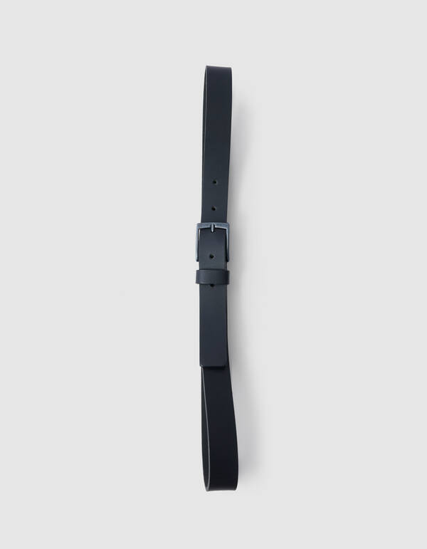 Leren Riem Zwart SHOEBY ACCESSOIRES