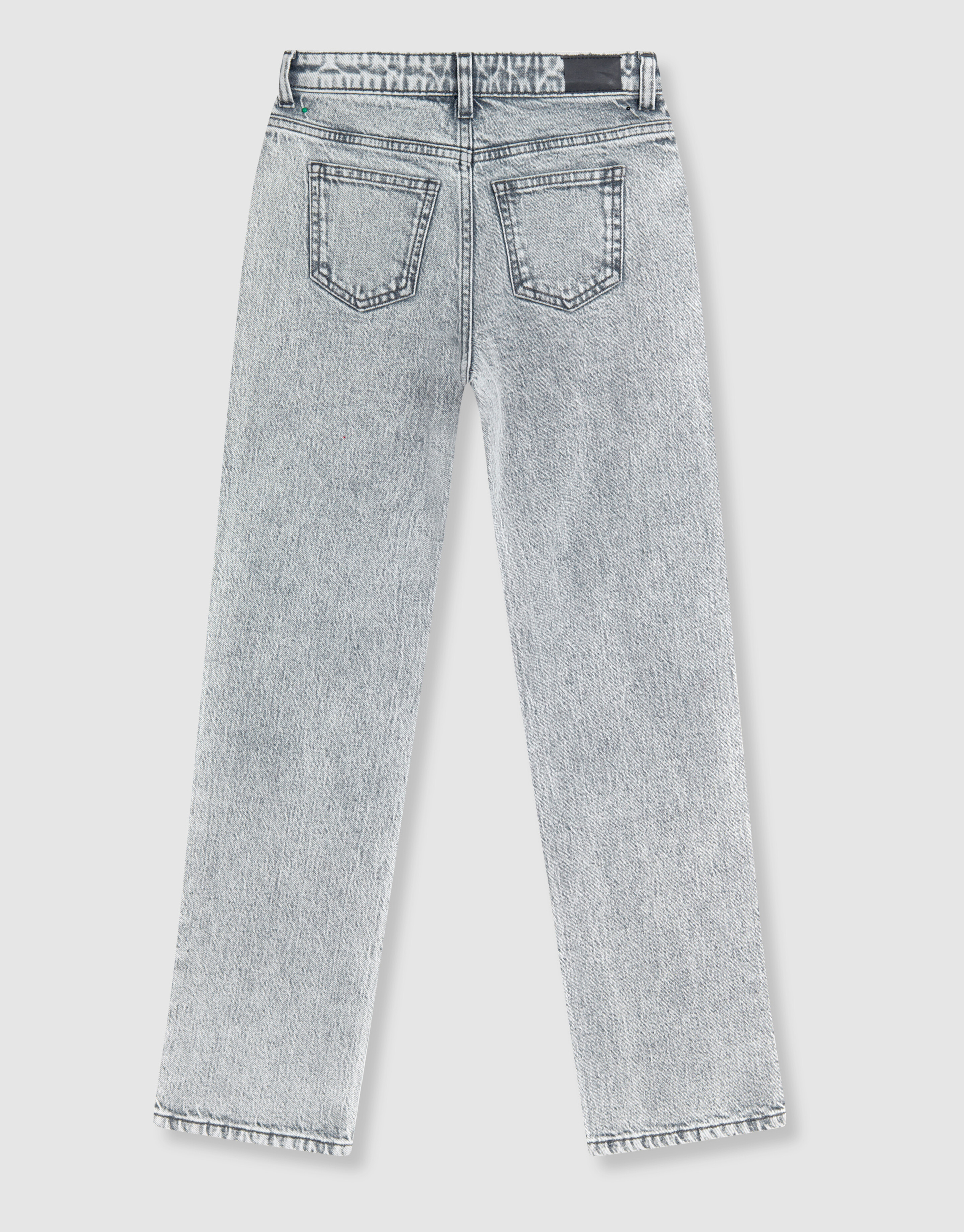 Strass Straight Fit Jeans Lichtgrijs SHOEBY GIRLS