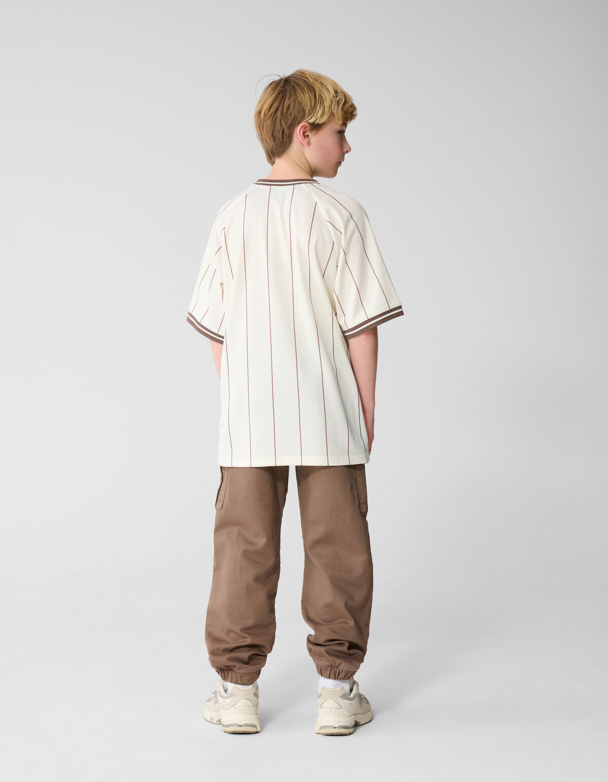 Loose Fit Cargo Broek Taupe SHOEBY BOYS