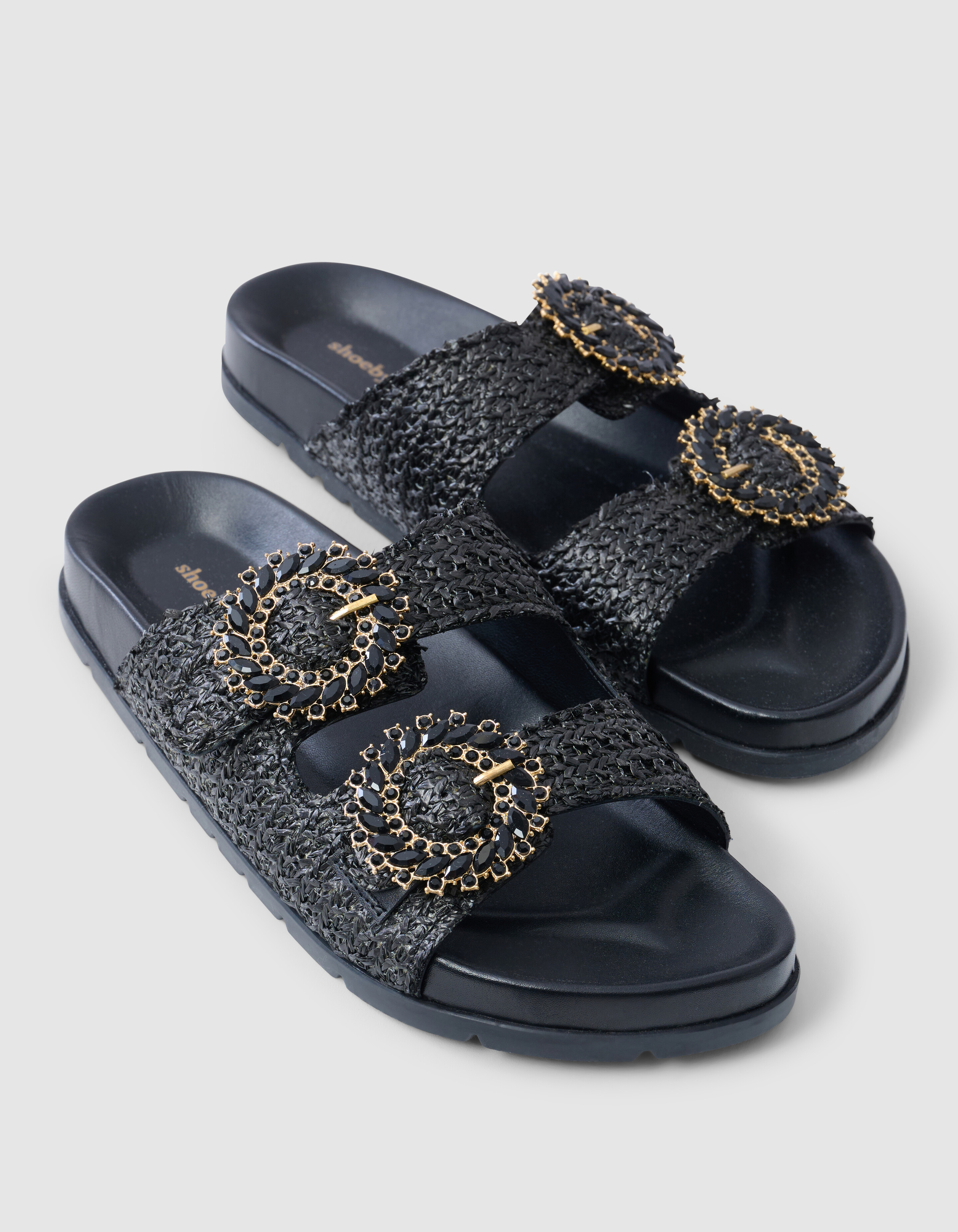 Buckle Sandalen Zwart SHOEBY SHOES