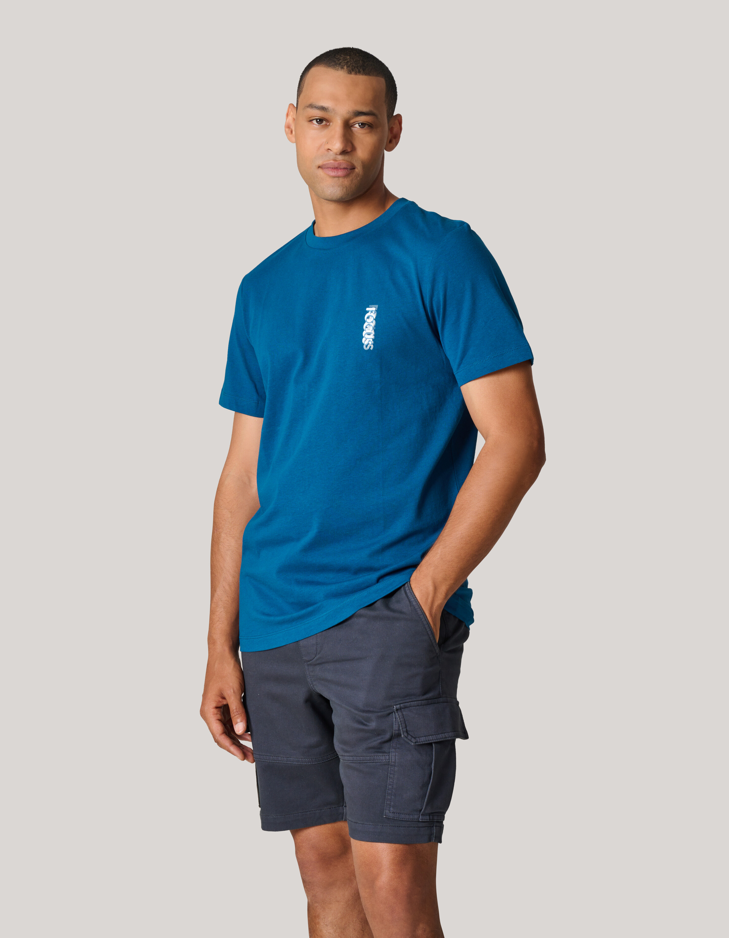 Artwork T-shirt Donkerblauw SHOEBY MEN