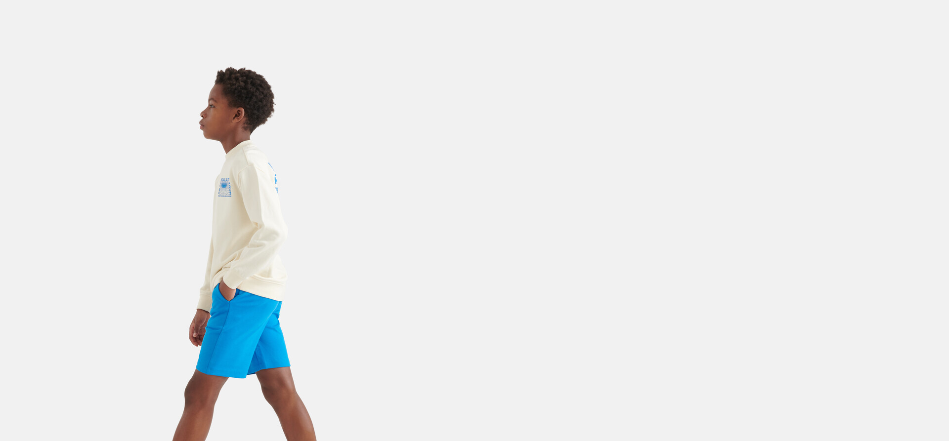 Regular Fit Short Blauw SHOEBY BOYS