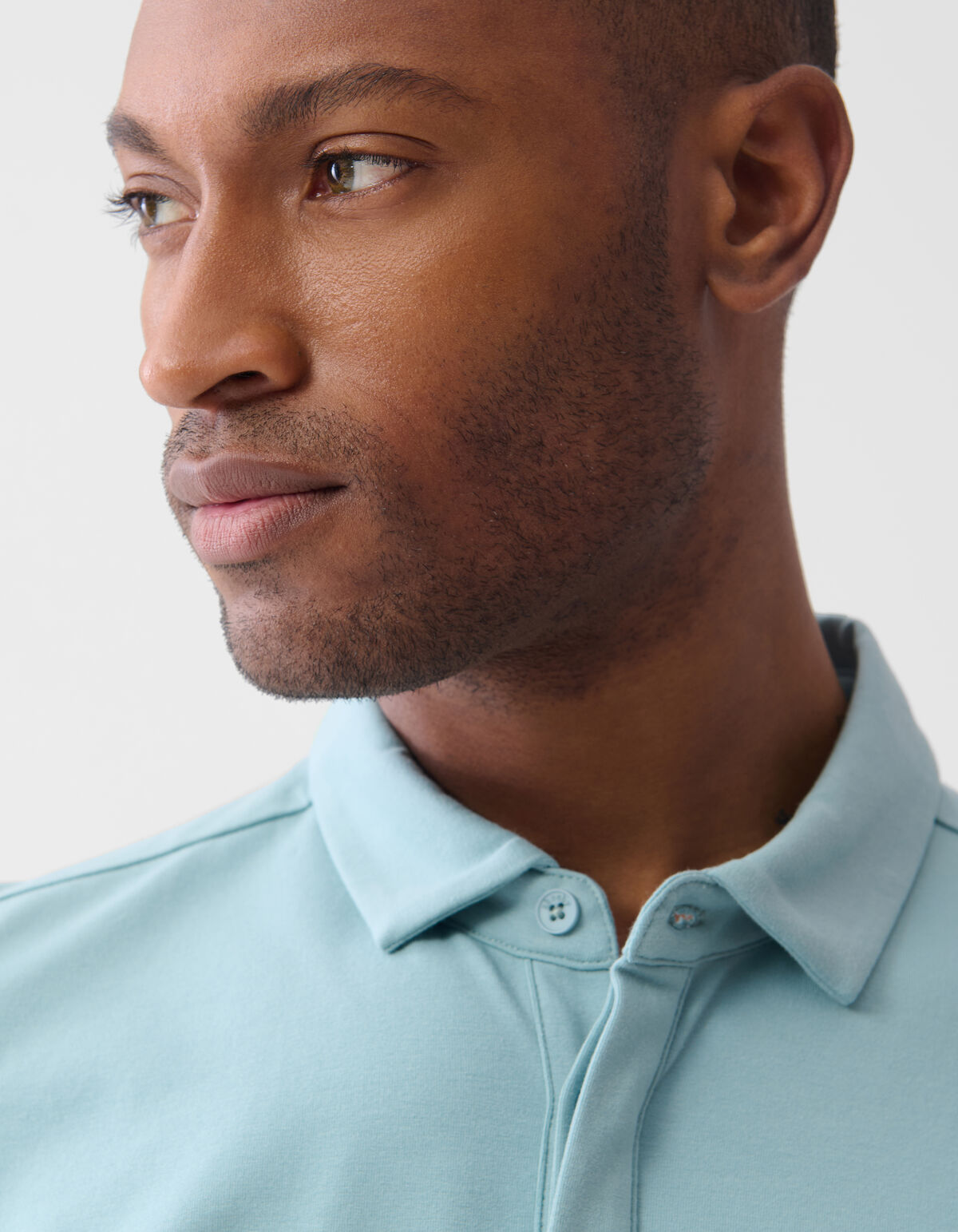 Jersey Polo Lichtblauw SHOEBY MEN