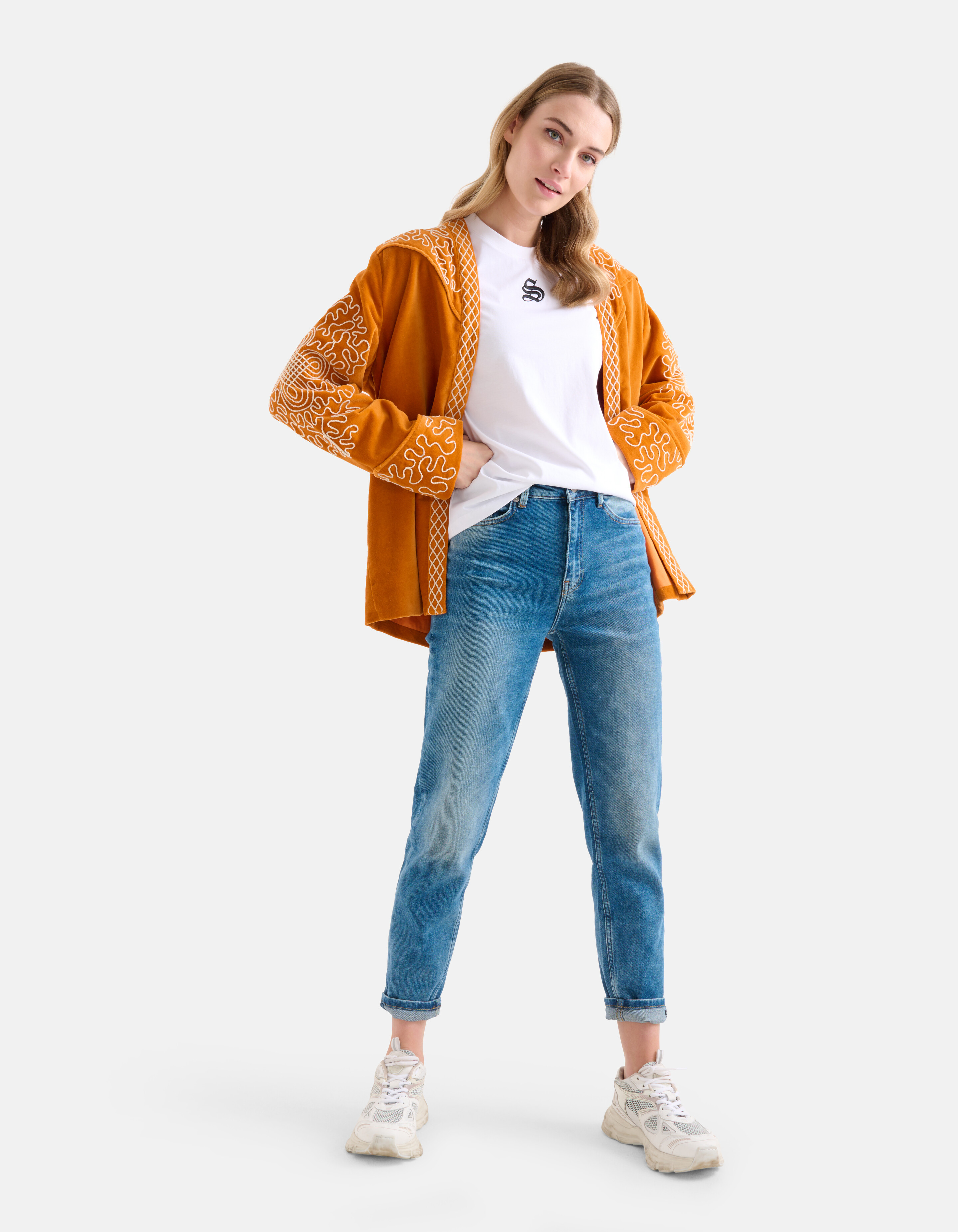 Tapered Fit Jeans Donkerblauw L29 SHOEBY WOMEN