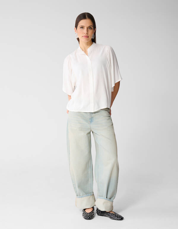 Flowy Blouse Wit SHOEBY WOMEN