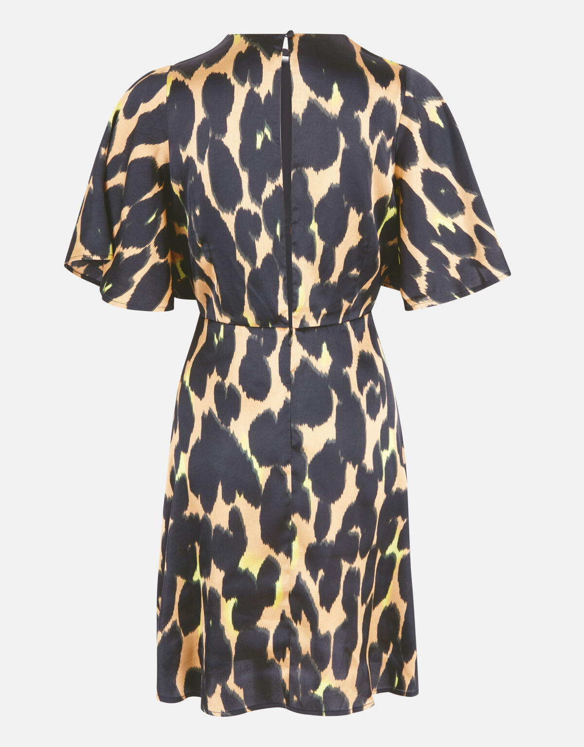 Leopard Midi Jurk Bruin SHOEBY WOMEN