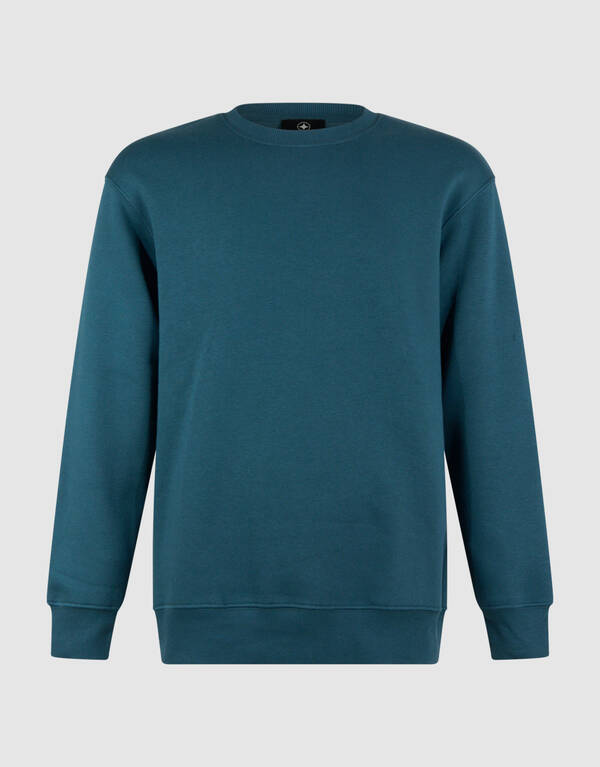 Cord Artwork Sweater Donkergroen SHOEBY MEN