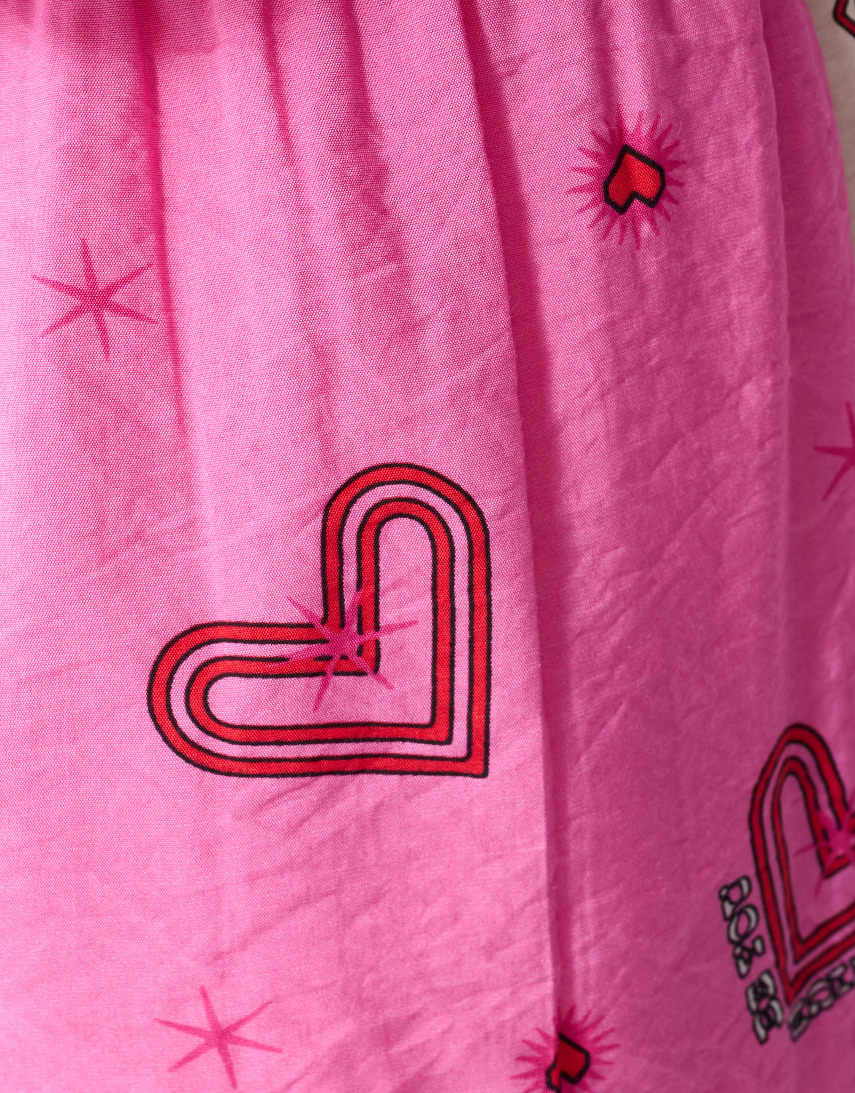 Heart Structuur Short Roze SHOEBY GIRLS