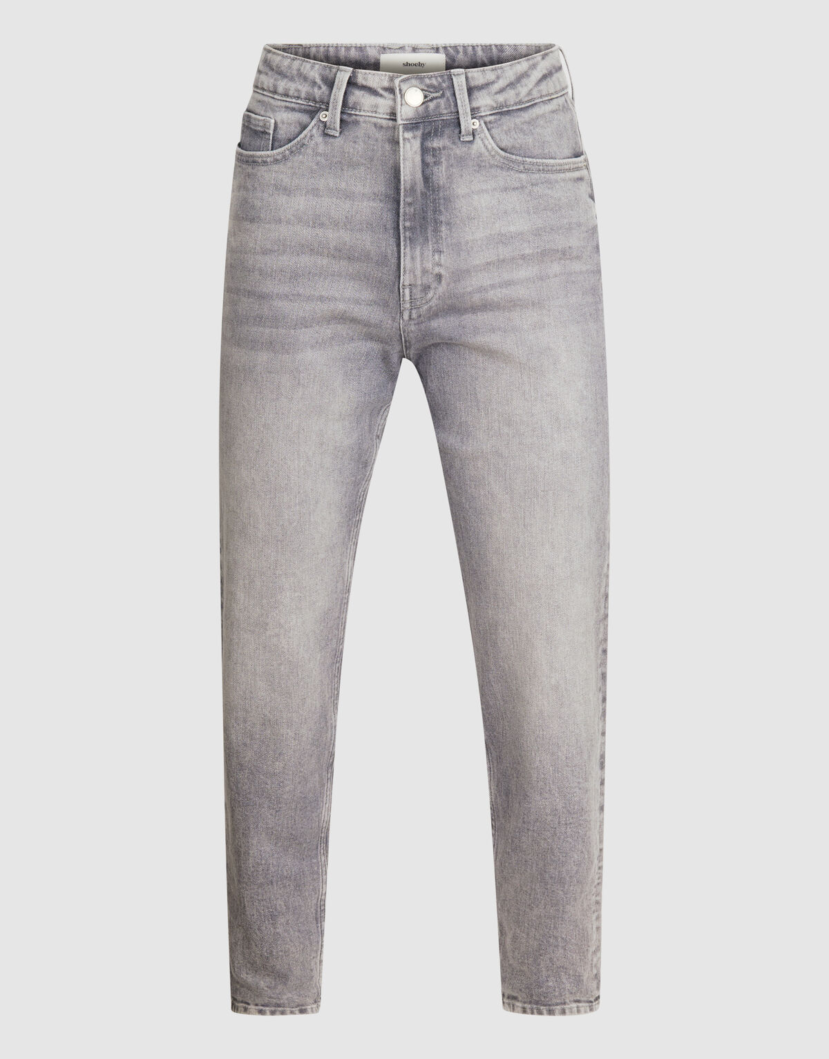 Tapered Fit Jeans Grijs SHOEBY WOMEN
