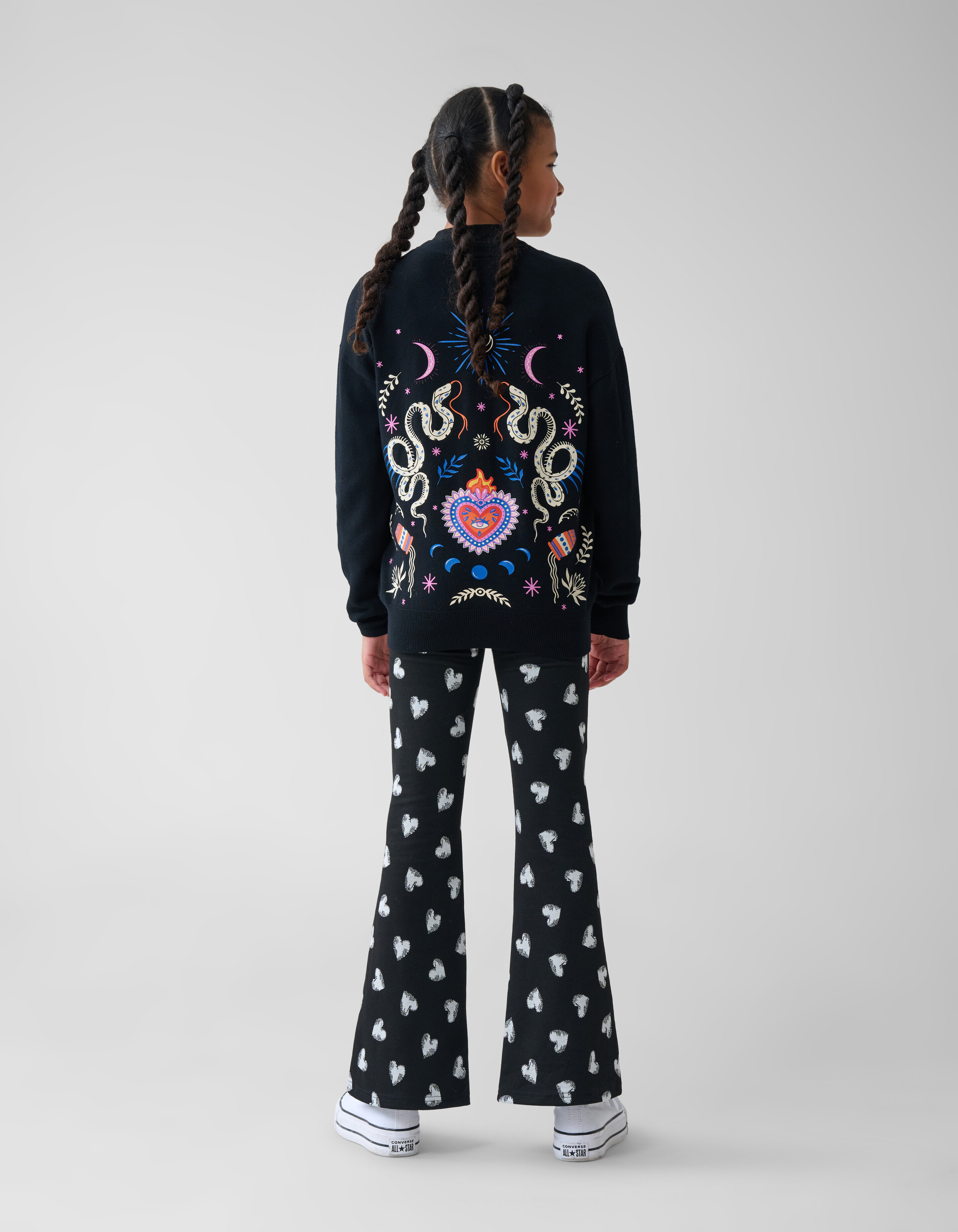 Printed Vest Zwart SHOEBY GIRLS