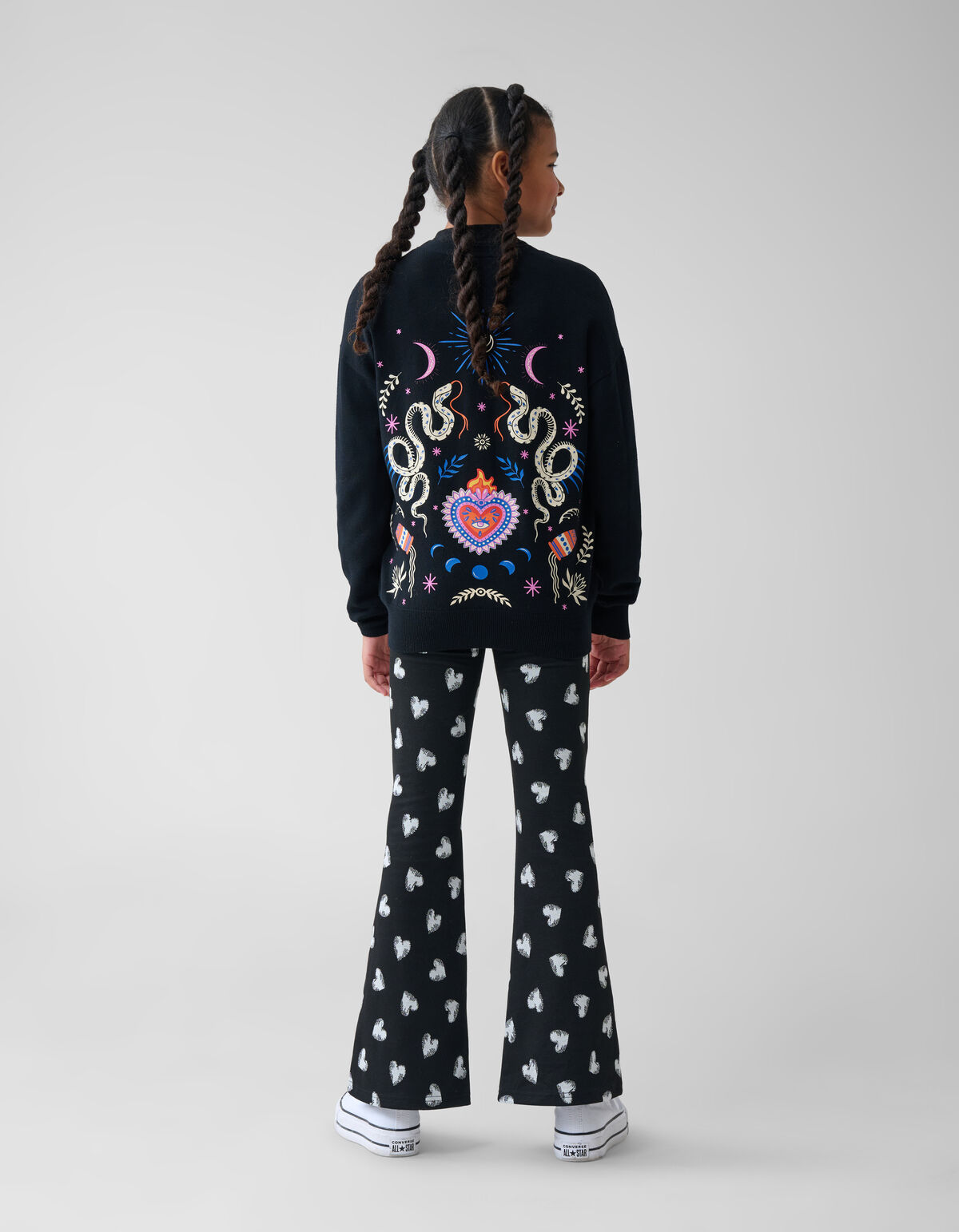 Printed Vest Zwart SHOEBY GIRLS