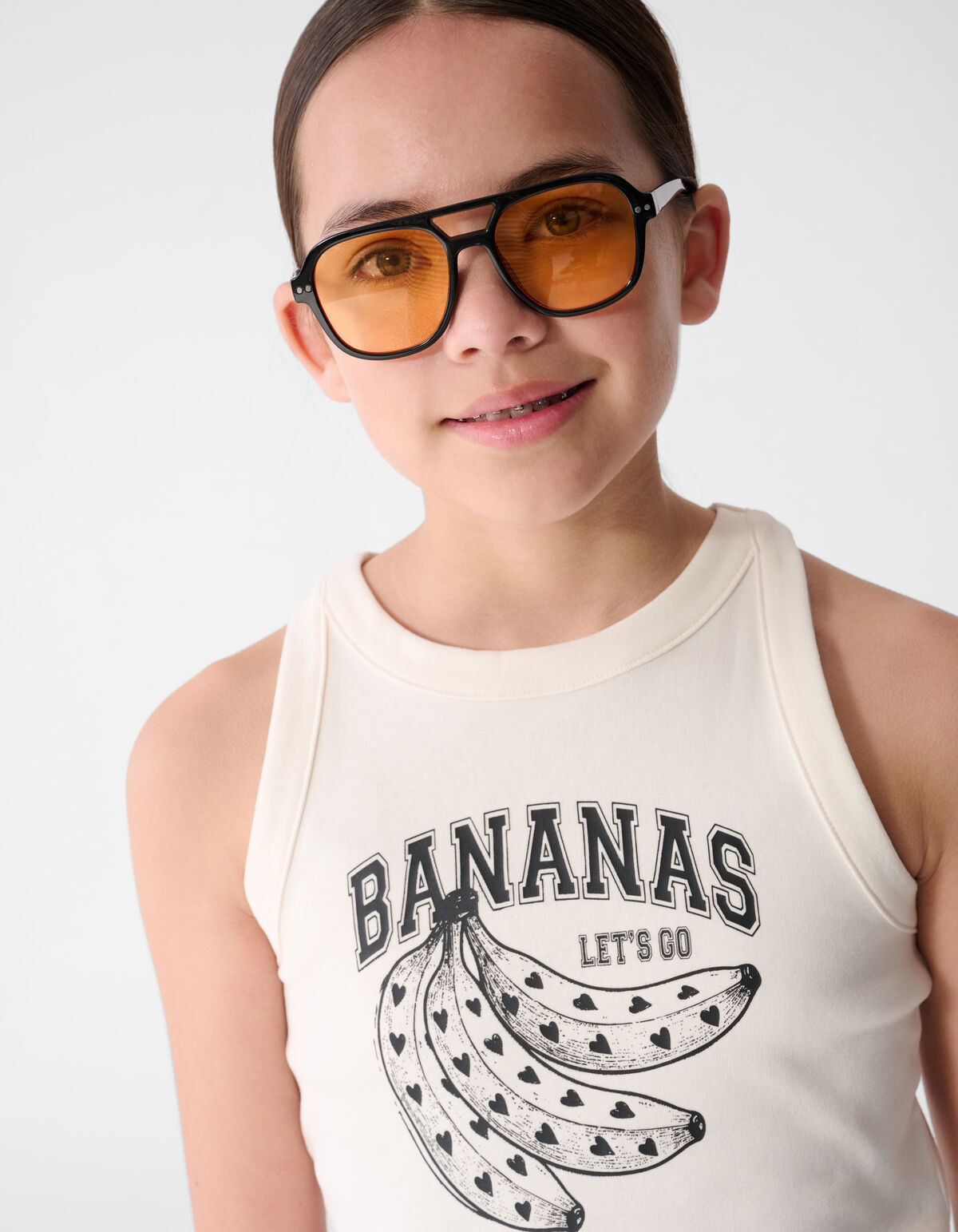 Bananas Top Gebroken Wit SHOEBY GIRLS