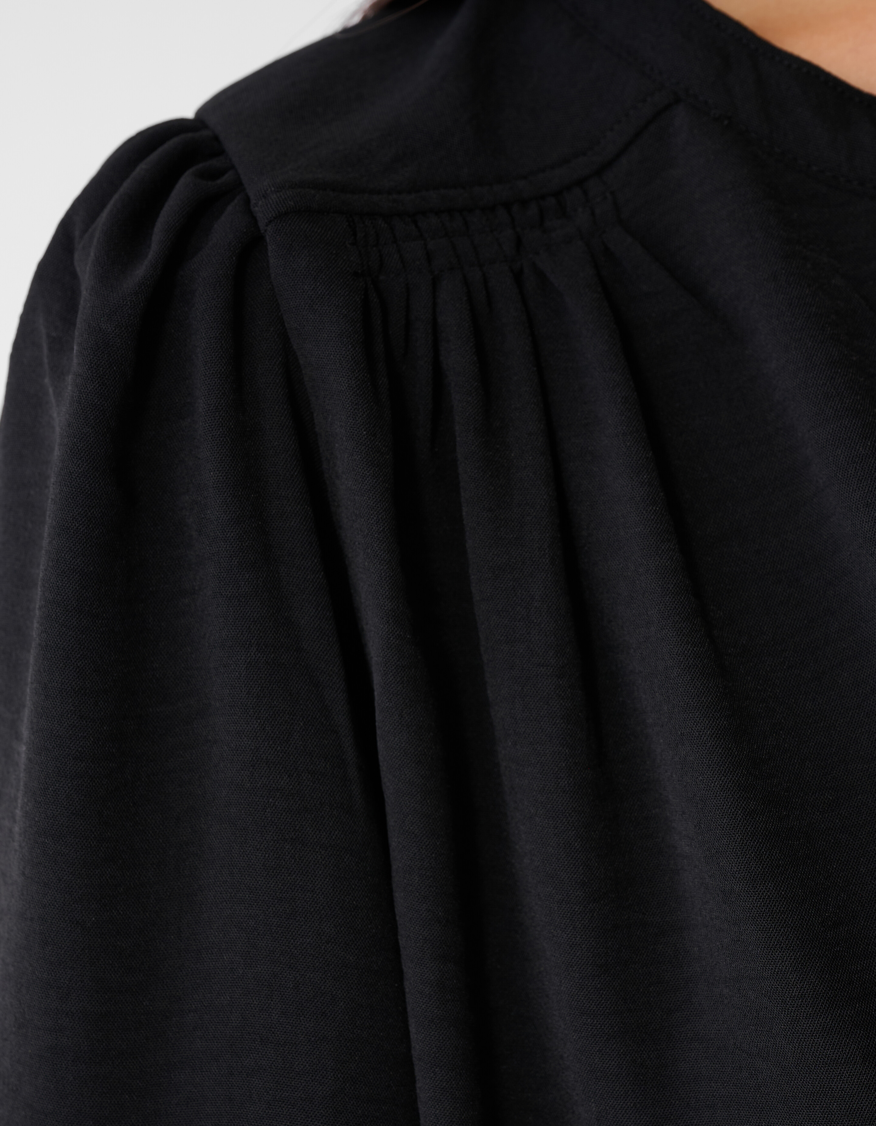 Twist Korte Mouwen Top Zwart SHOEBY WOMEN