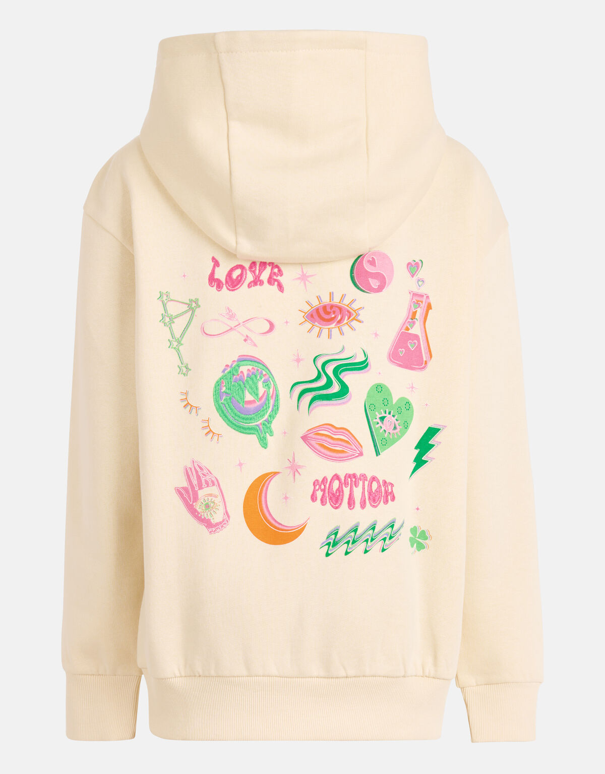 Grafische Hoodie Gebroken Wit SHOEBY GIRLS