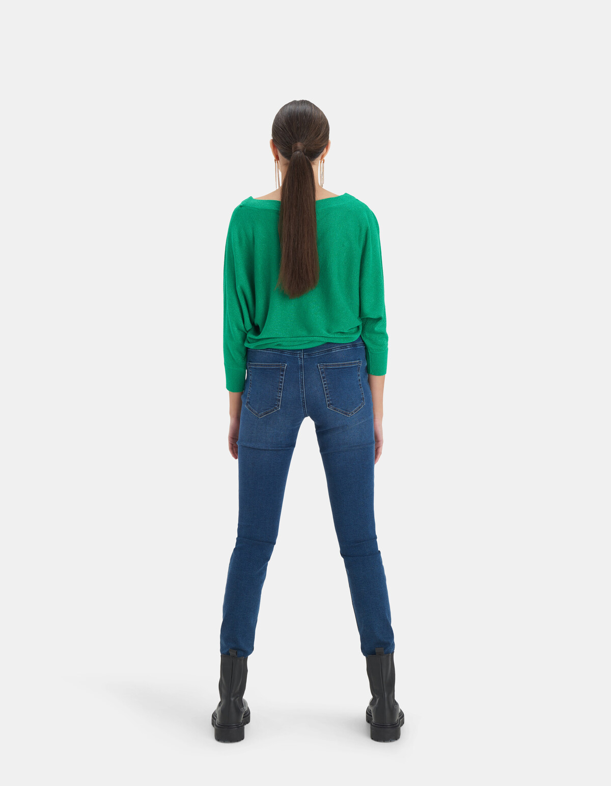 Glitter Batwing Trui