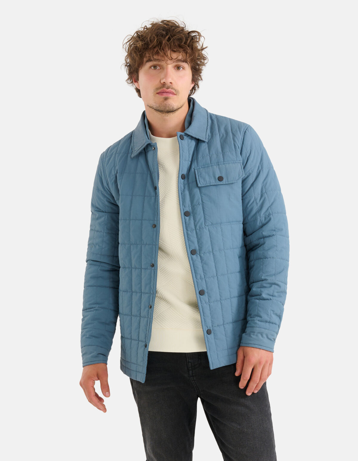 Gewatteerd Jack Blauw SHOEBY MEN