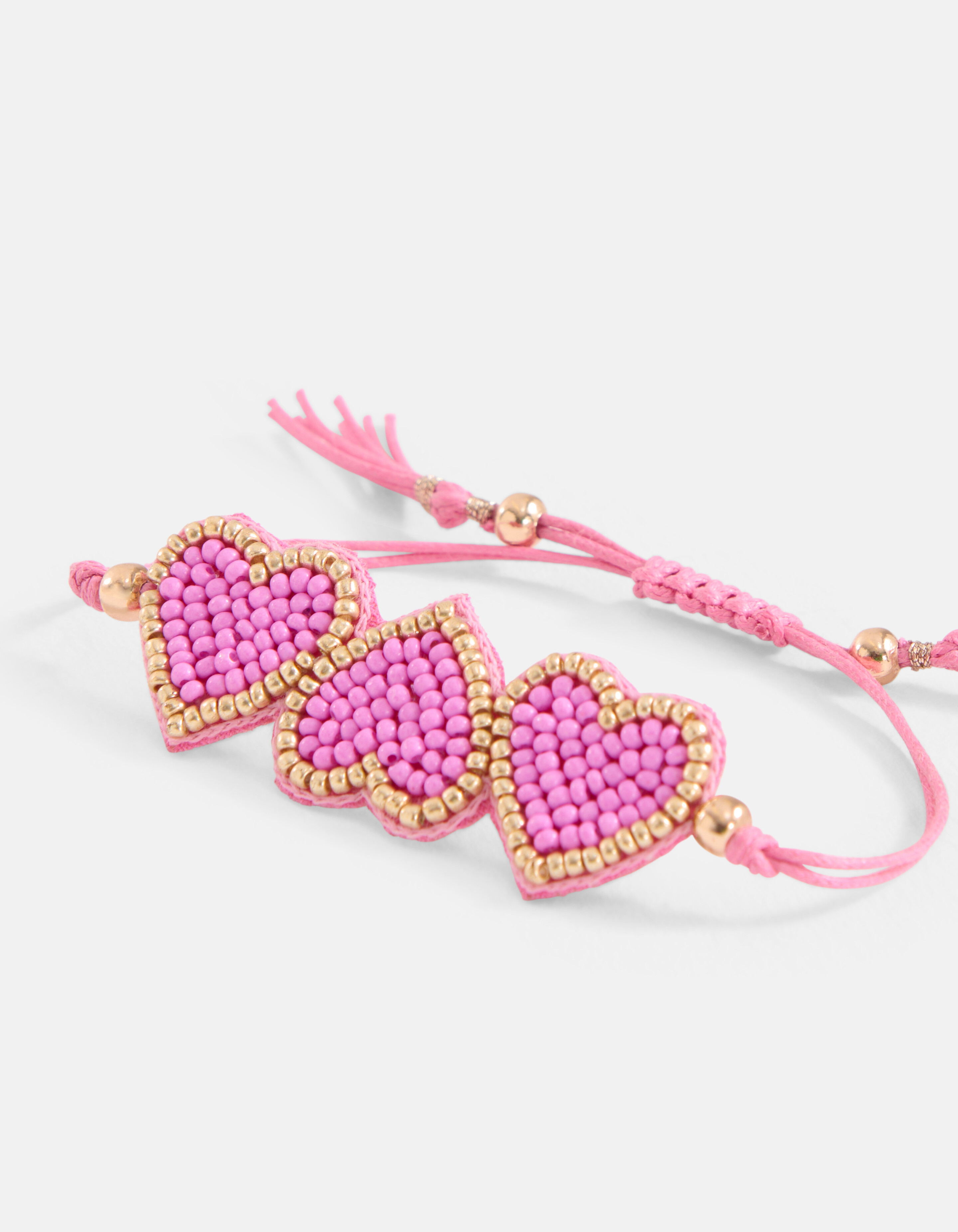 Hartjes Armband Roze SHOEBY ACCESSOIRES