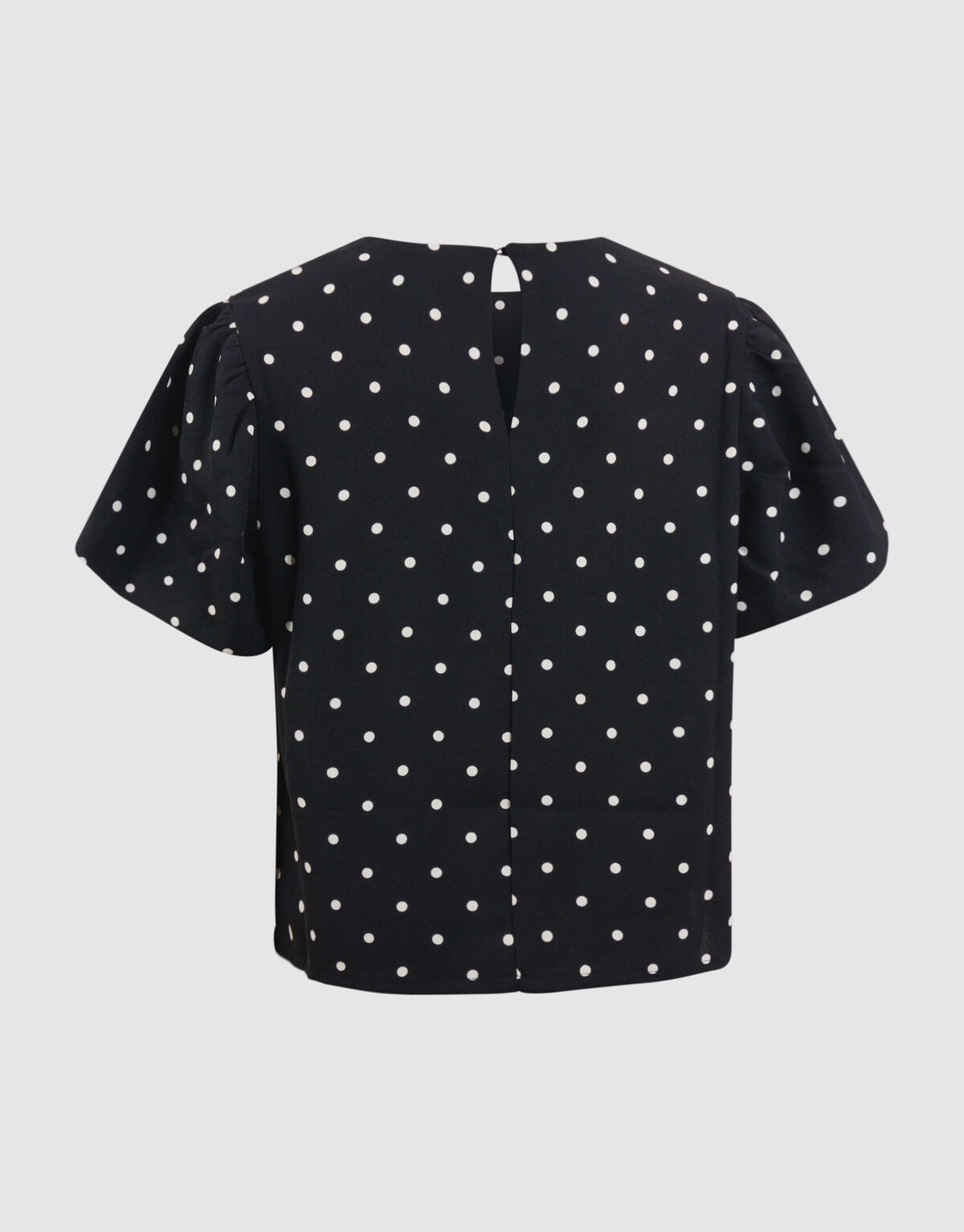 Twist Polkadot Top Zwart SHOEBY GIRLS