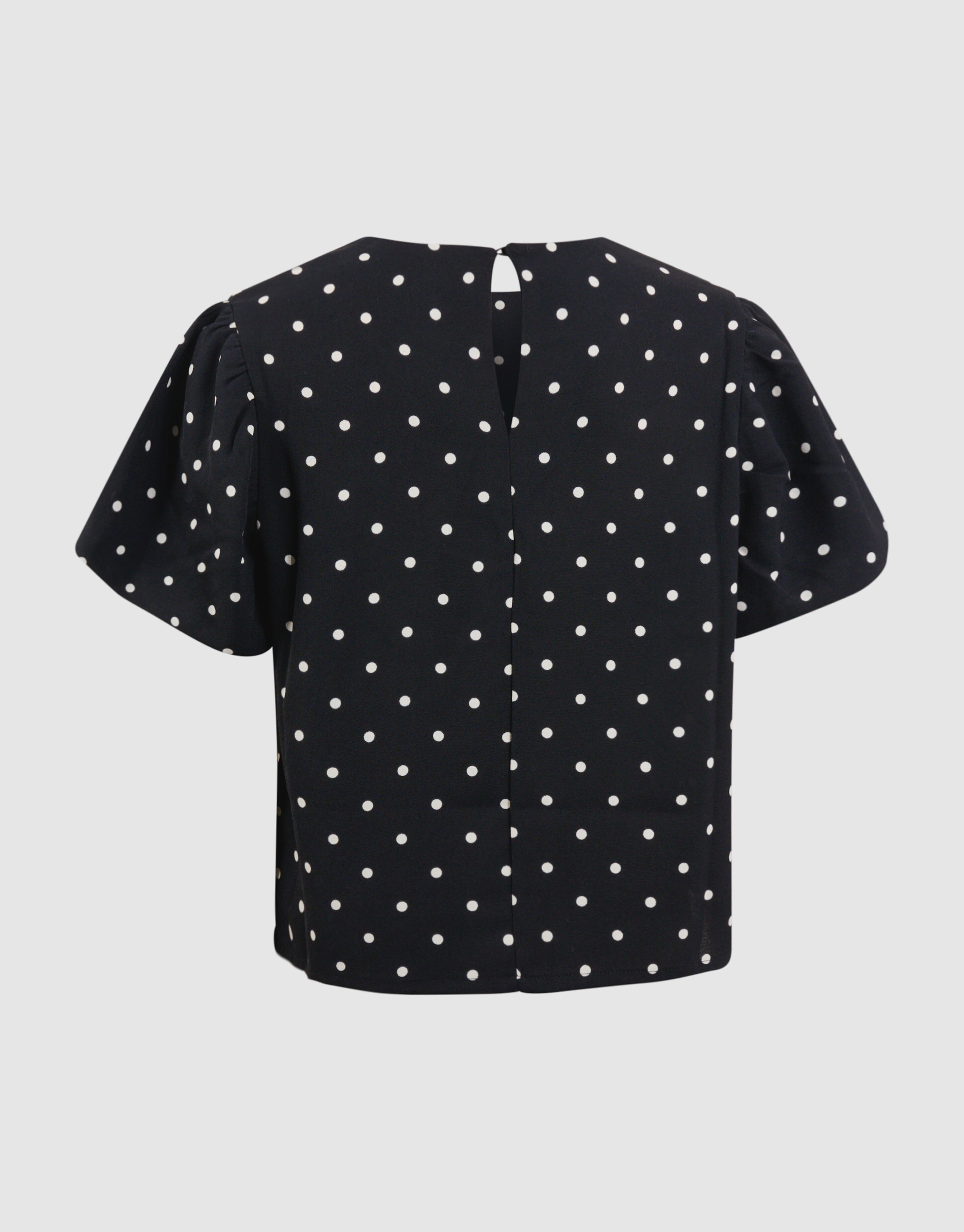 Twist Polkadot Top Zwart SHOEBY GIRLS