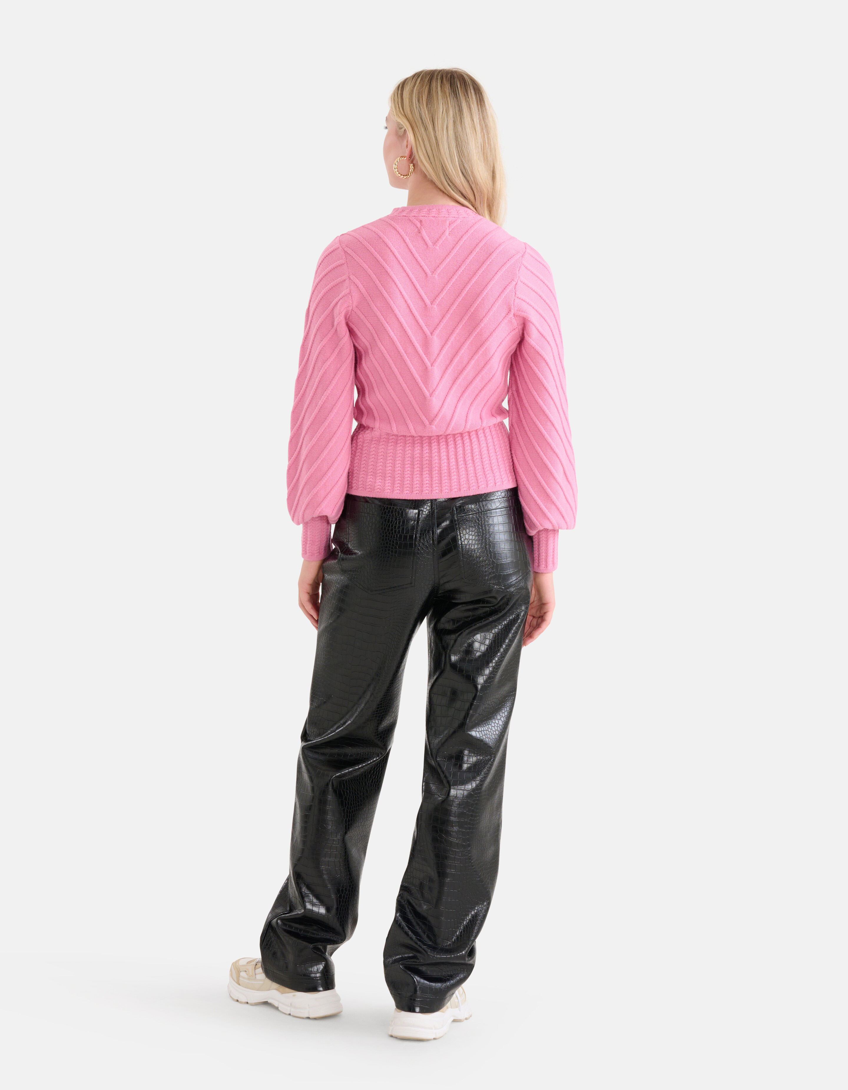 Diagonaal Trui Roze SHOEBY WOMEN