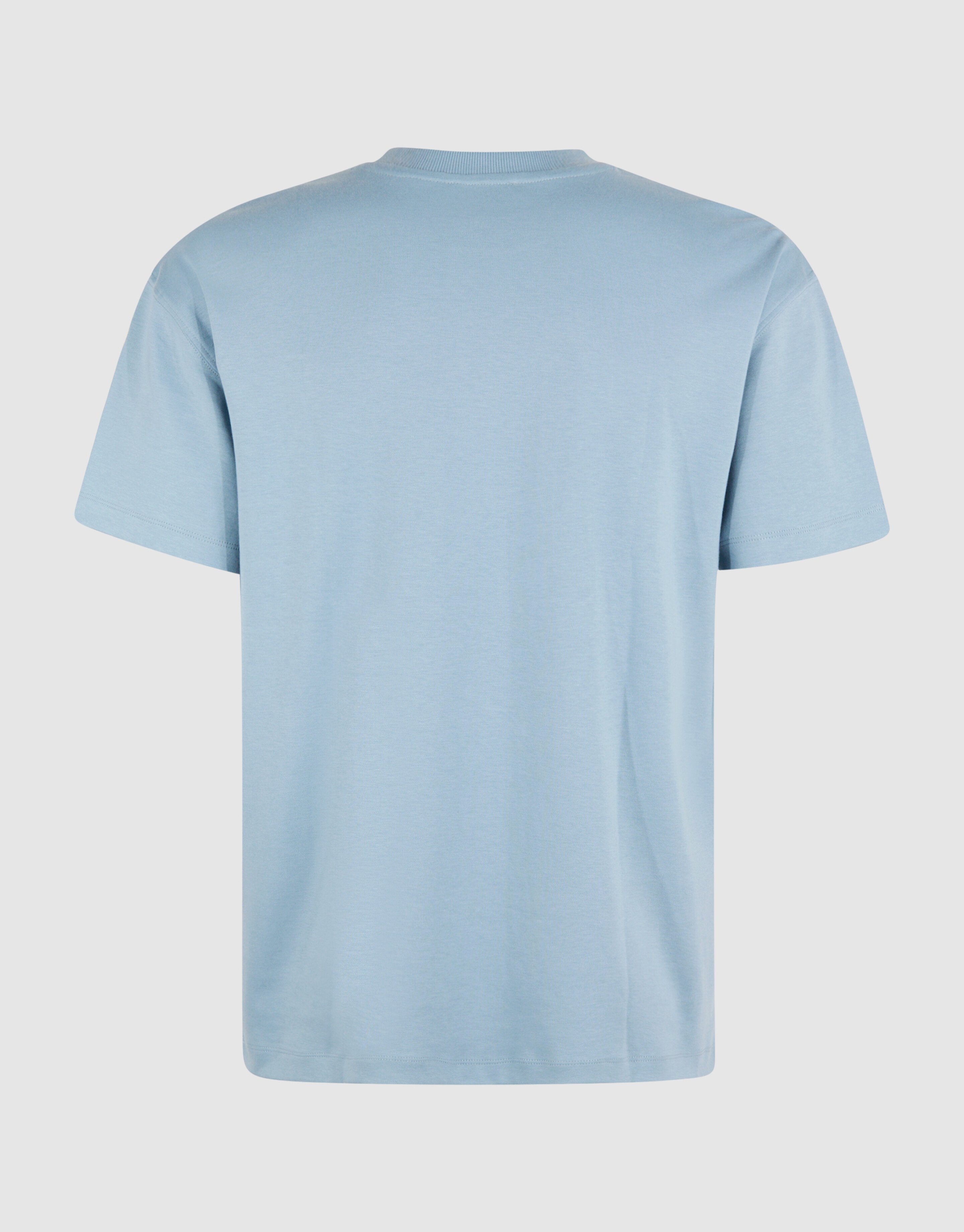 Embroidery Badge T-shirt Lichtblauw SHOEBY MEN