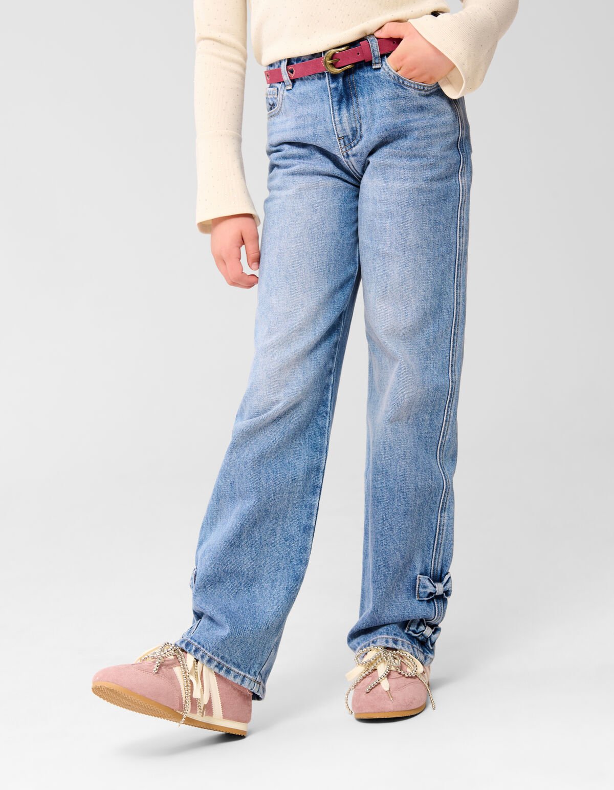 Strik straight Fit Jeans Blauw SHOEBY GIRLS