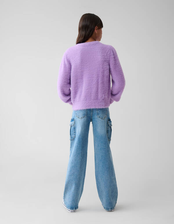 Zachte Trui Paars SHOEBY GIRLS