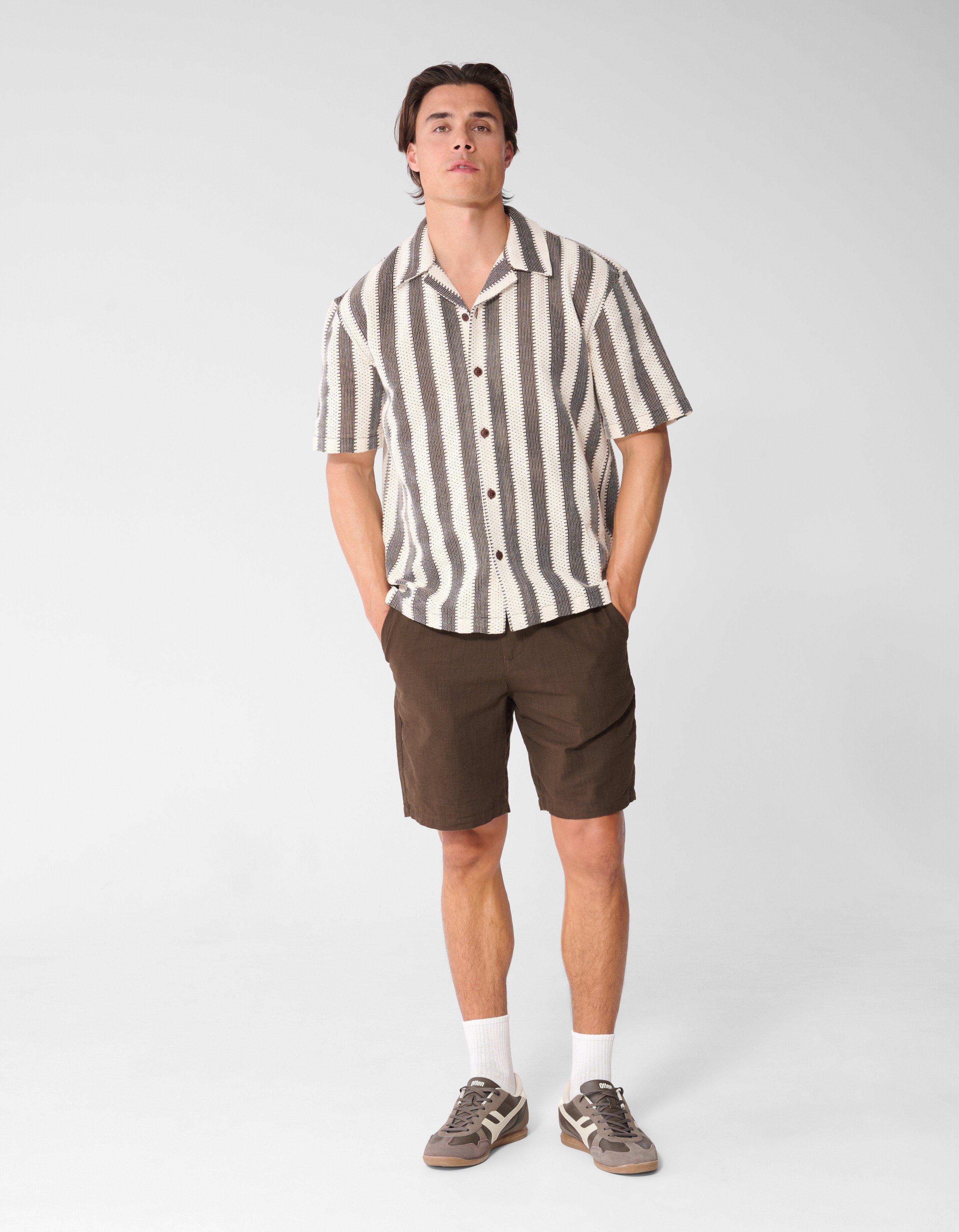 Relaxed Fit Crochet Overshirt SHOEBY MEN