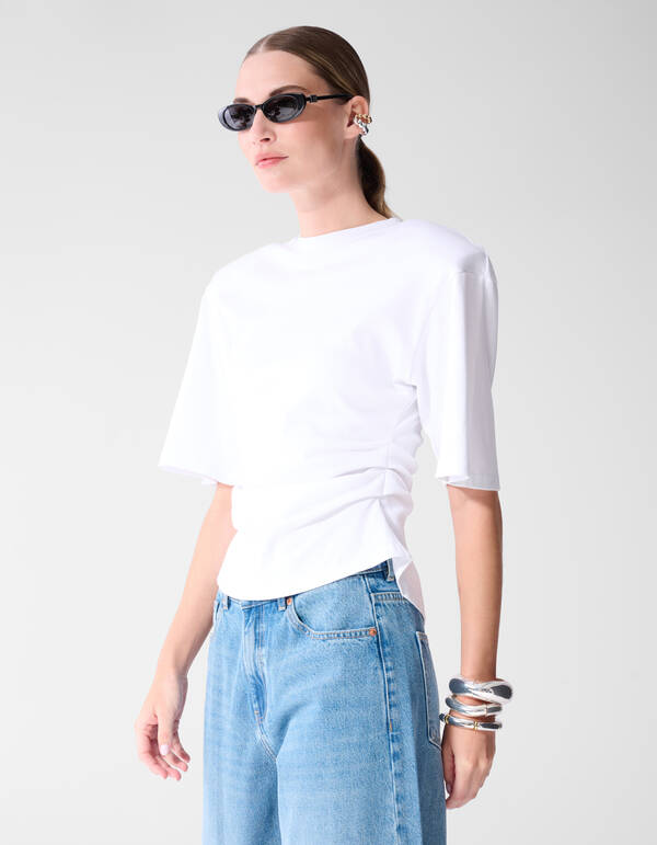 Waisted T-shirt Wit SHOEBY WOMEN
