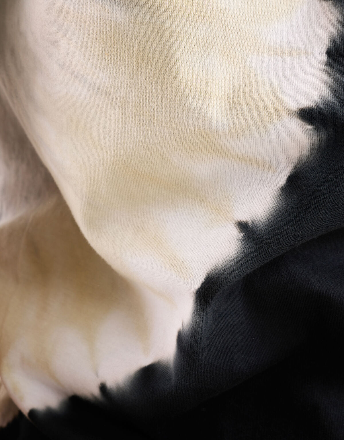 Tie Dye Print T-shirt Zwart SHOEBY MEN