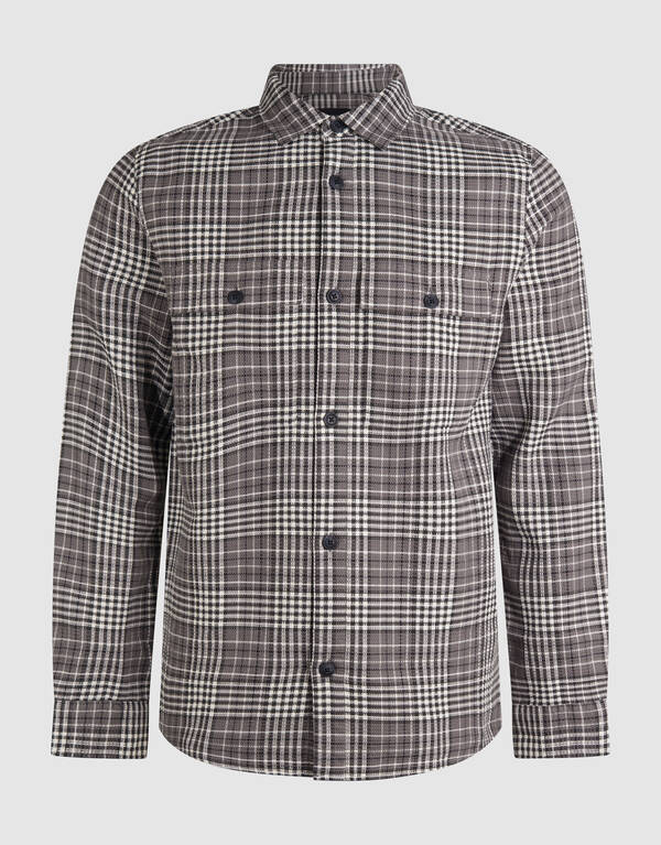 Ruiten Overshirt Donkergroen SHOEBY MEN
