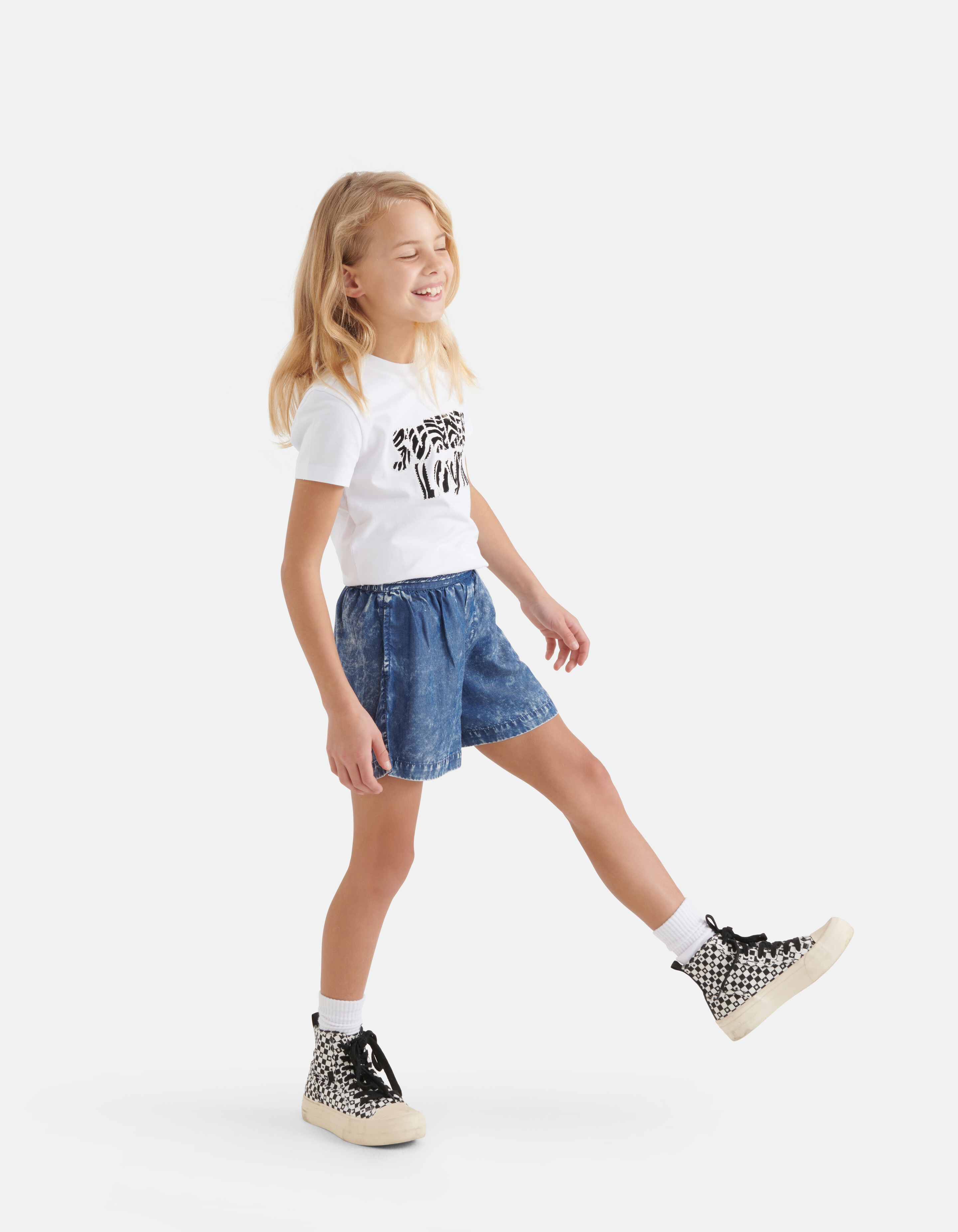 Studs T-shirt Wit SHOEBY GIRLS