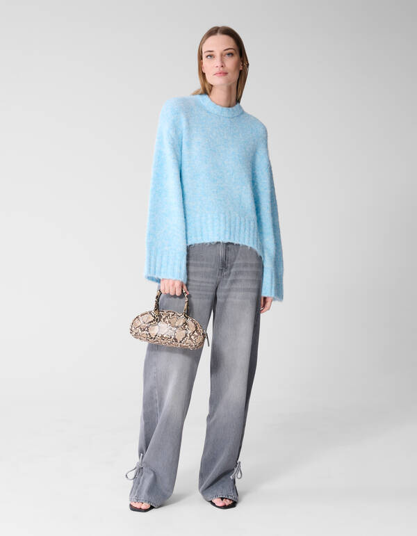 Oversized Trui Lichtblauw SHOEBY WOMEN