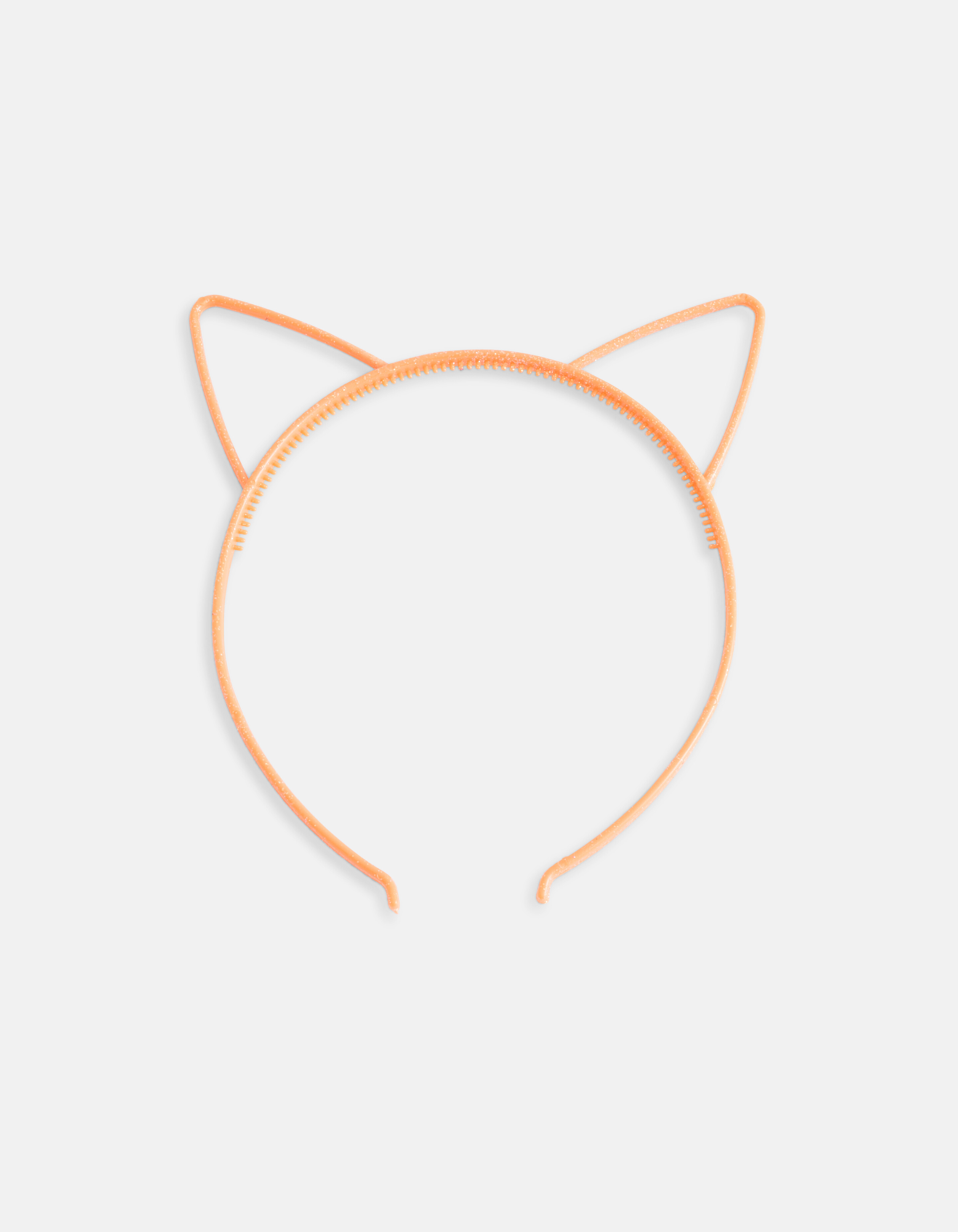 Glitter Katten Haarband Oranje SHOEBY ACCESSOIRES