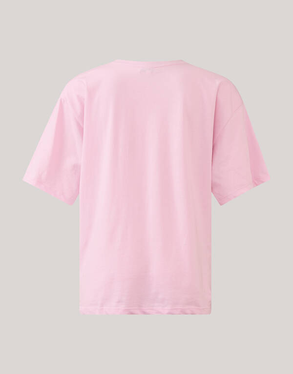 Smiley Artwork T-shirt Roze SHOEBY WOMEN