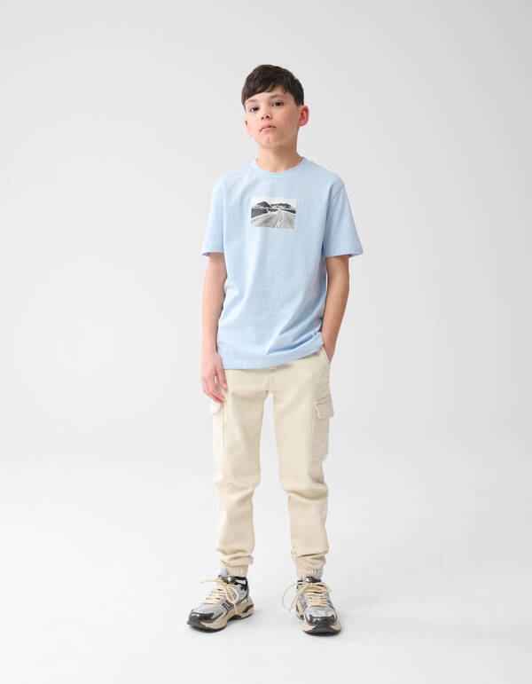 Cargo Broek Gebroken Wit SHOEBY BOYS