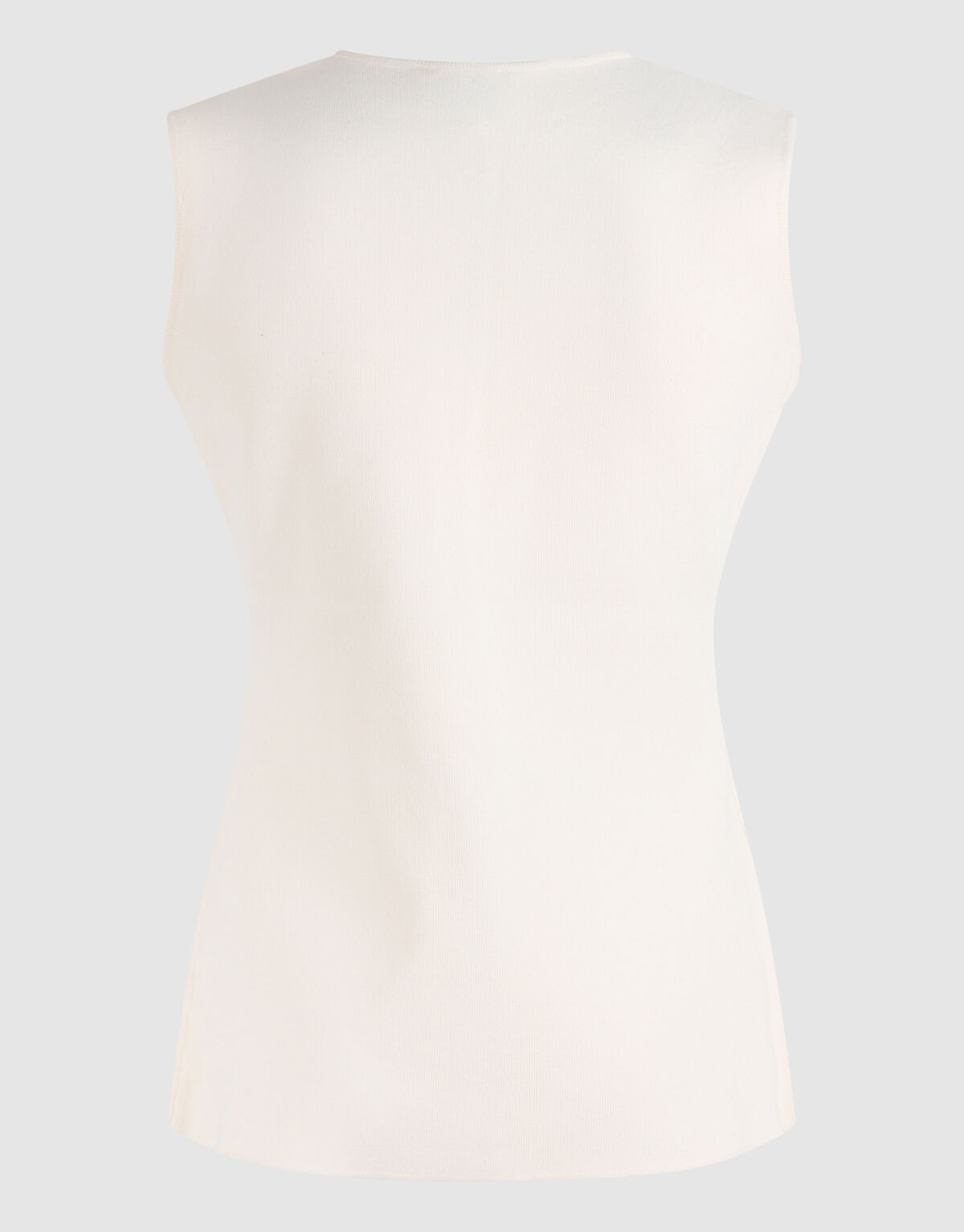 Knit Zandloper Gilet Gebroken Wit SHOEBY WOMEN