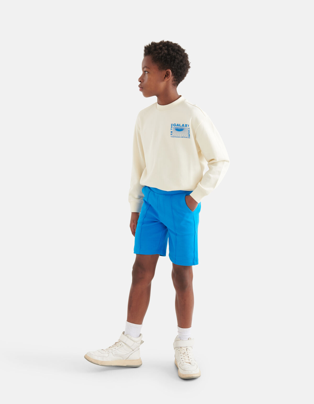 Regular Fit Short Blauw SHOEBY BOYS