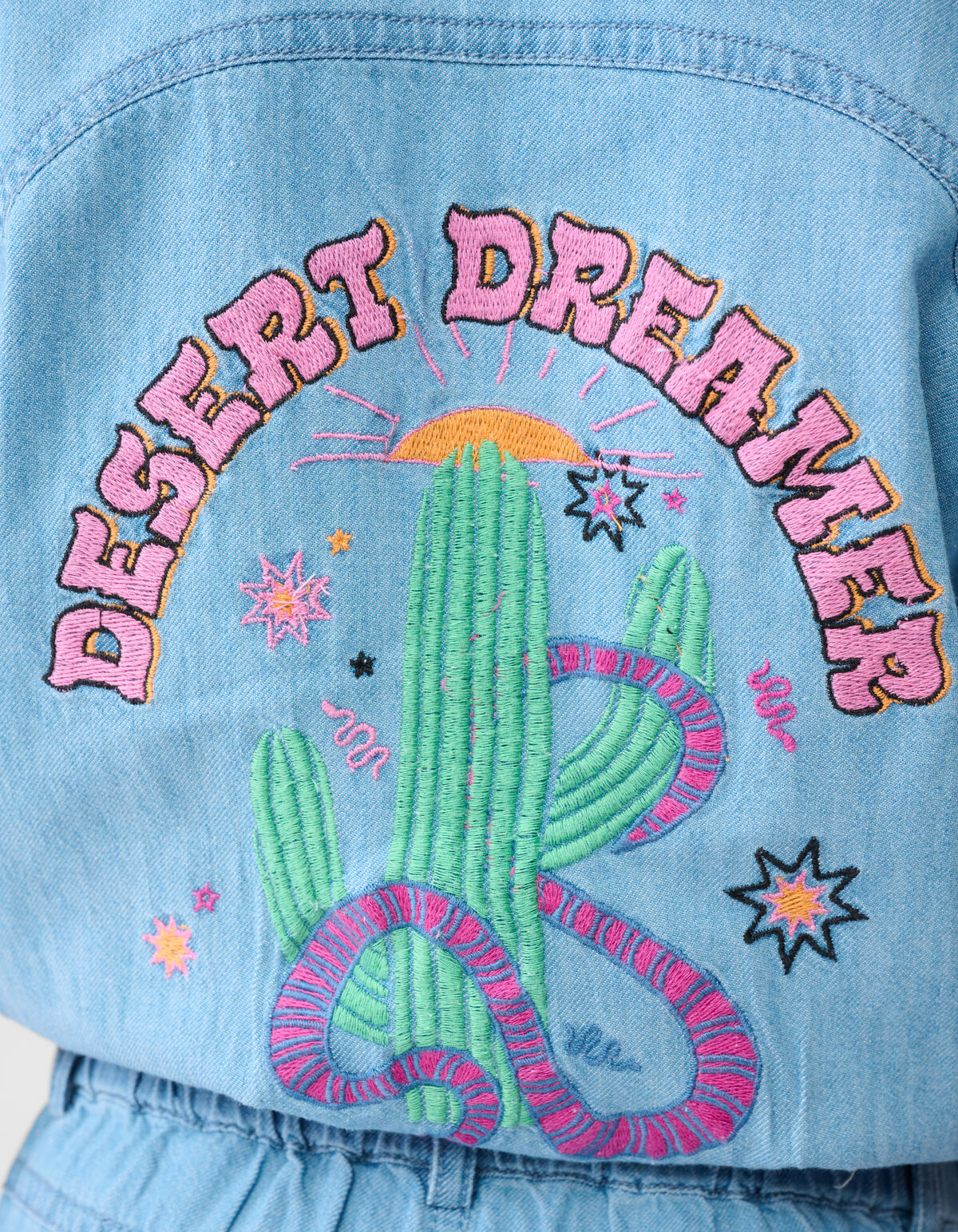 Denim Jumpsuit Blauw SHOEBY GIRLS