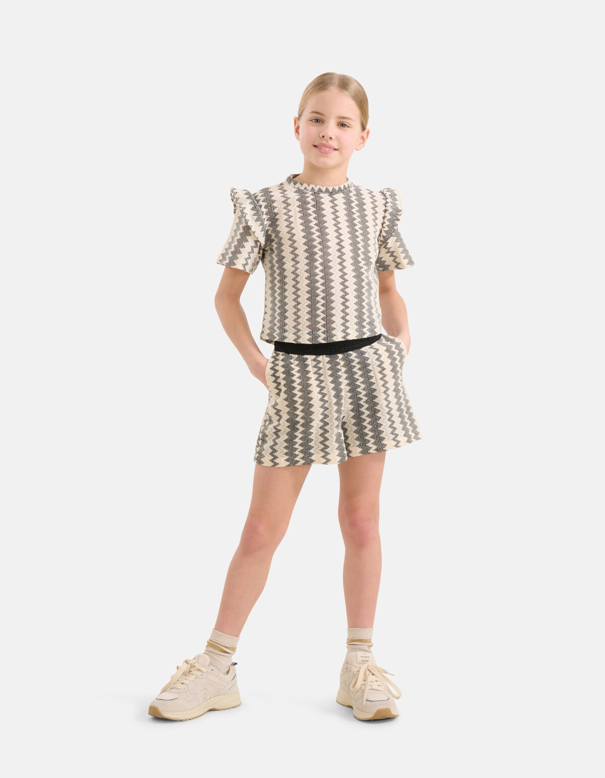 Crochet Top Zwart SHOEBY GIRLS