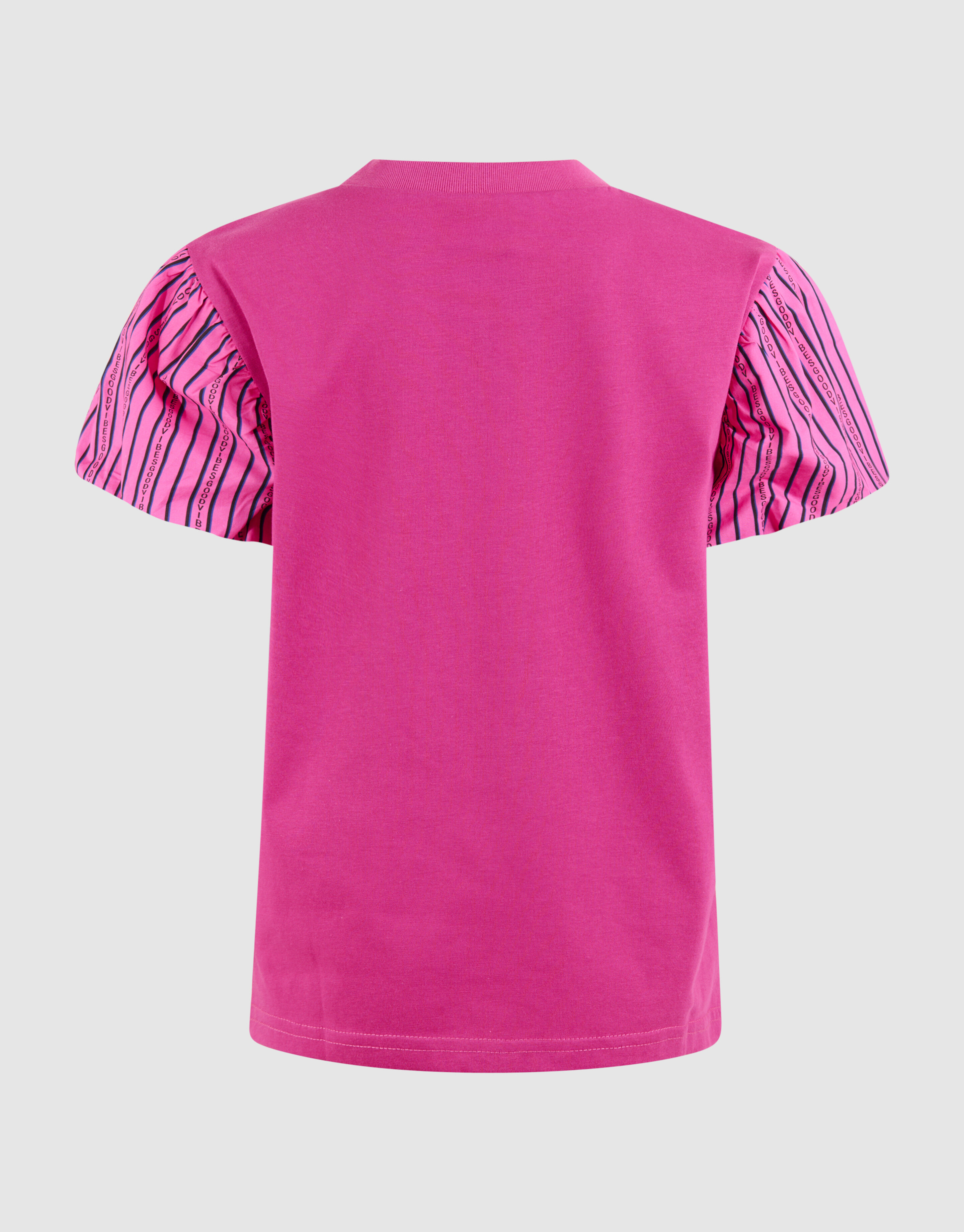 Heart Pinstripe Top Lichtroze SHOEBY GIRLS