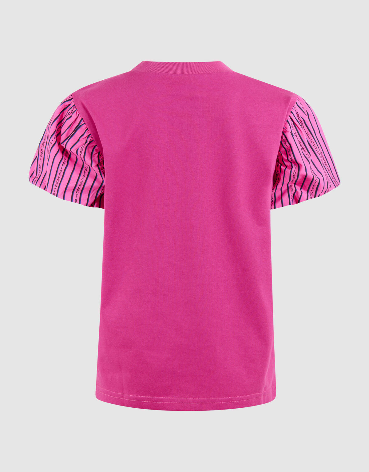 Heart Pinstripe Top Lichtroze SHOEBY GIRLS
