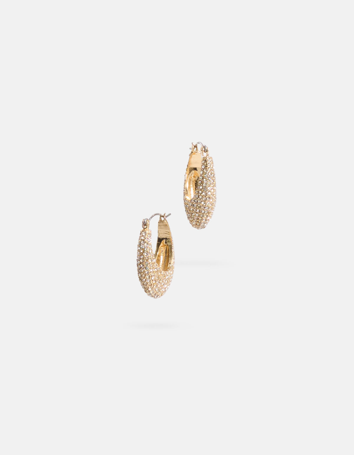 Strass Bulky Oorbellen Goud SHOEBY ACCESSOIRES