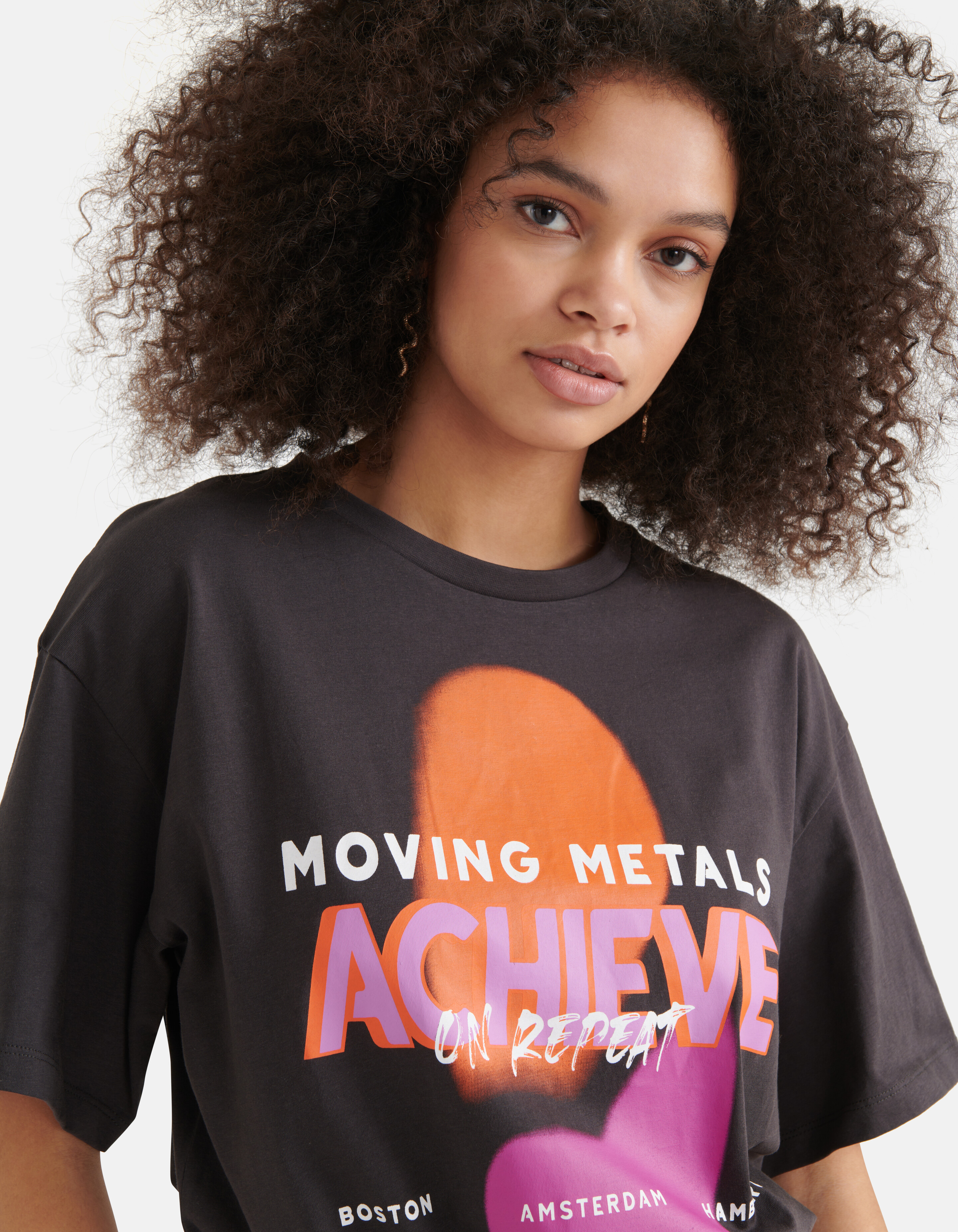 Artwork T-shirt Donkergrijs SHOEBY WOMEN