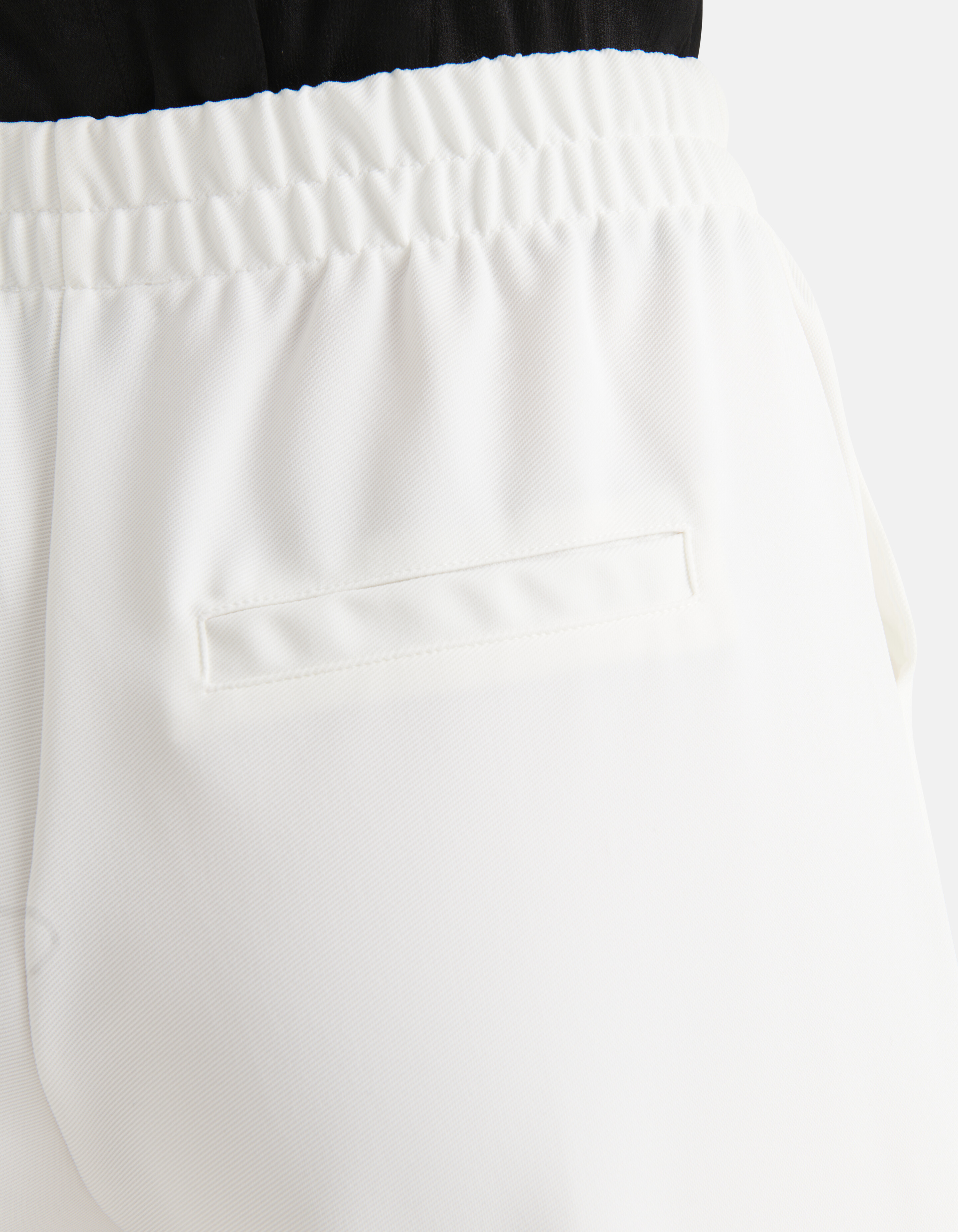 Basis Wide Leg Broek Gebroken Wit SHOEBY WOMEN