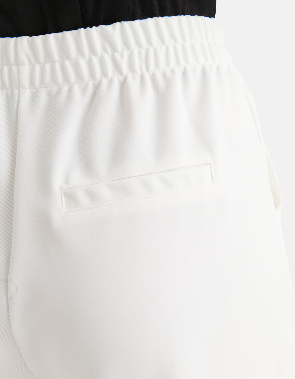 Basis Wide Leg Broek Gebroken Wit SHOEBY WOMEN
