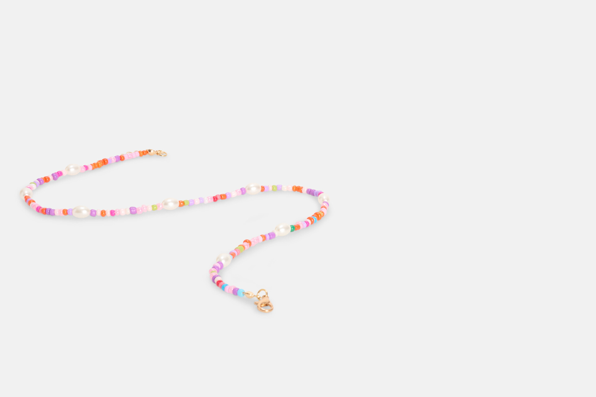 Gekleurde Parel Ketting SHOEBY ACCESSOIRES