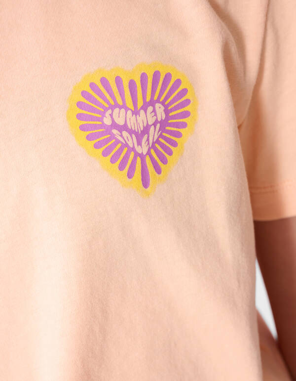 Summer Soleil T-shirt Lichtoranje SHOEBY GIRLS