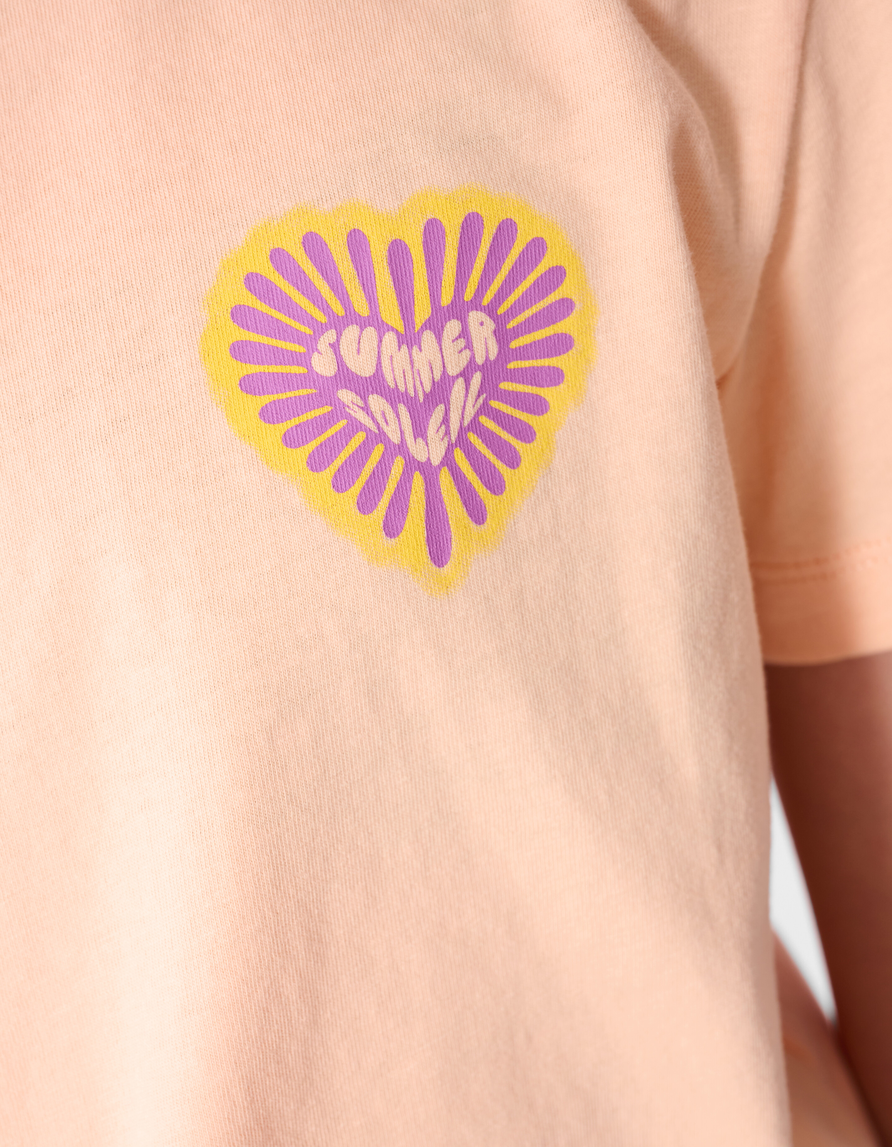 Summer Soleil T-shirt Lichtoranje SHOEBY GIRLS