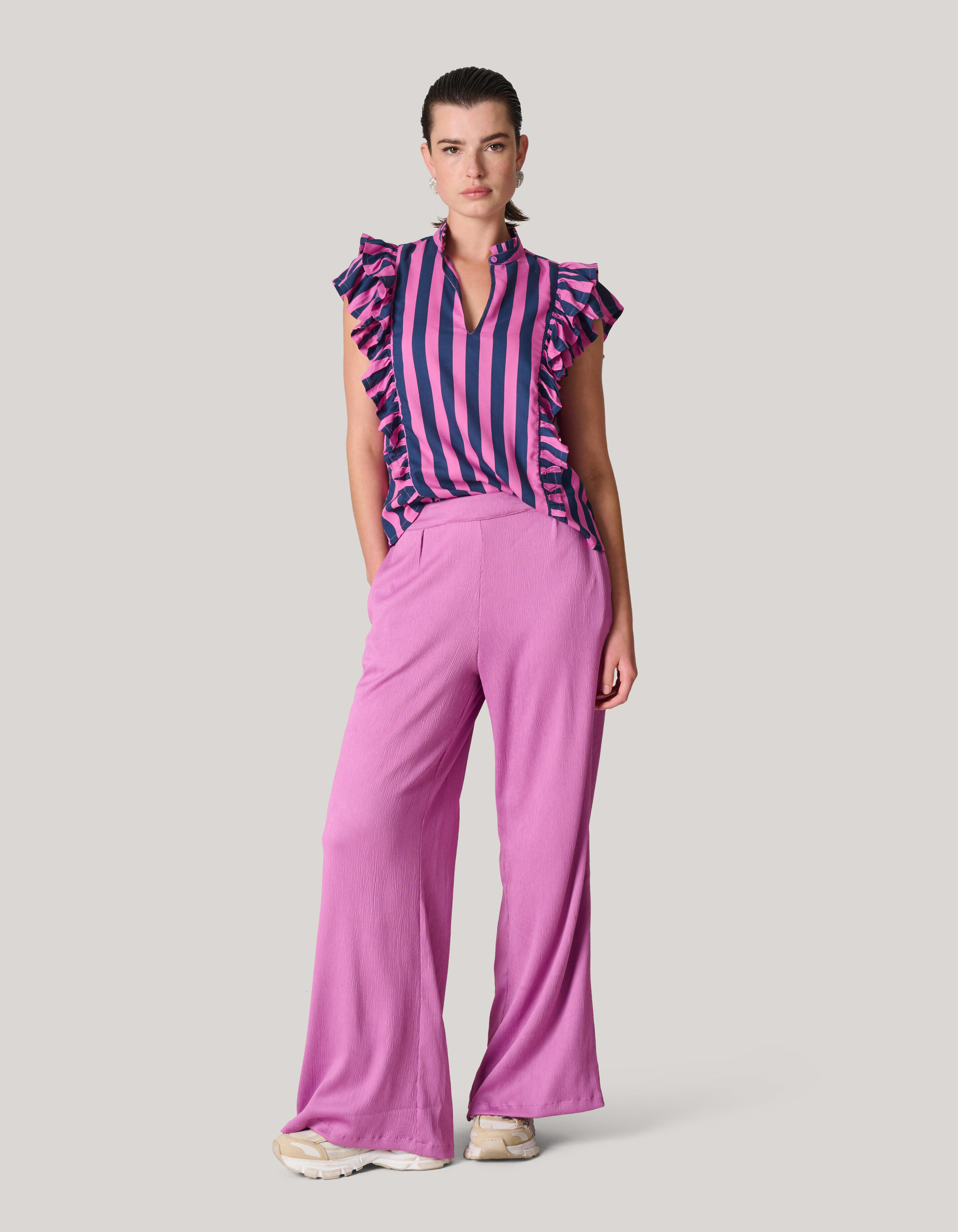 Crinkle Broek Roze SHOEBY WOMEN